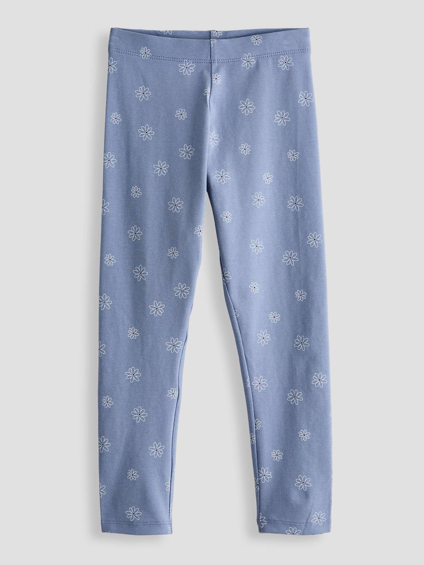Image 2 of 5 of The Very Collection Girls 2 Pack Legging - Print/burgundy