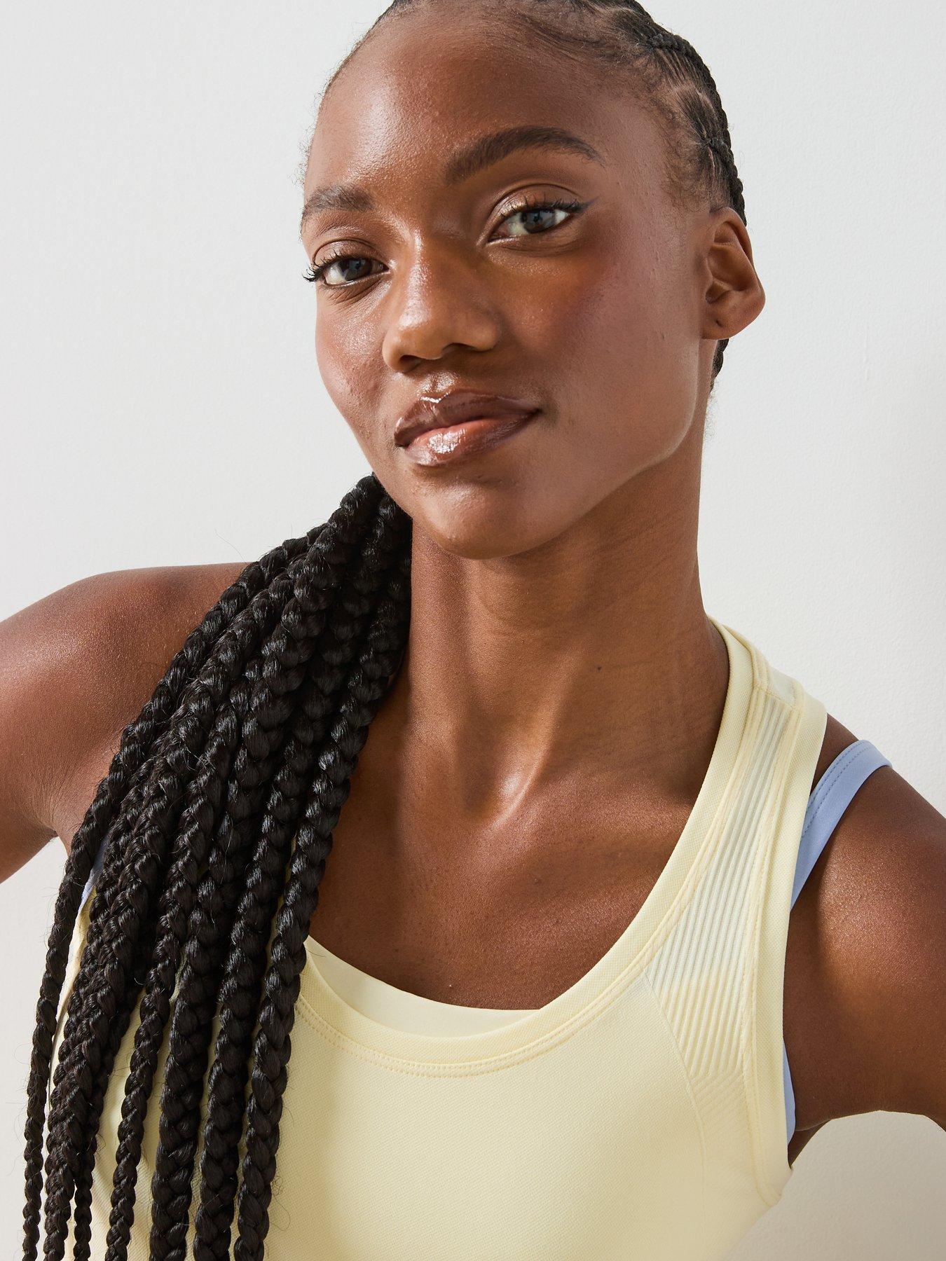 Image 4 of 6 of Sweaty Betty Womens Seamless Workout Vest Top - Yellow