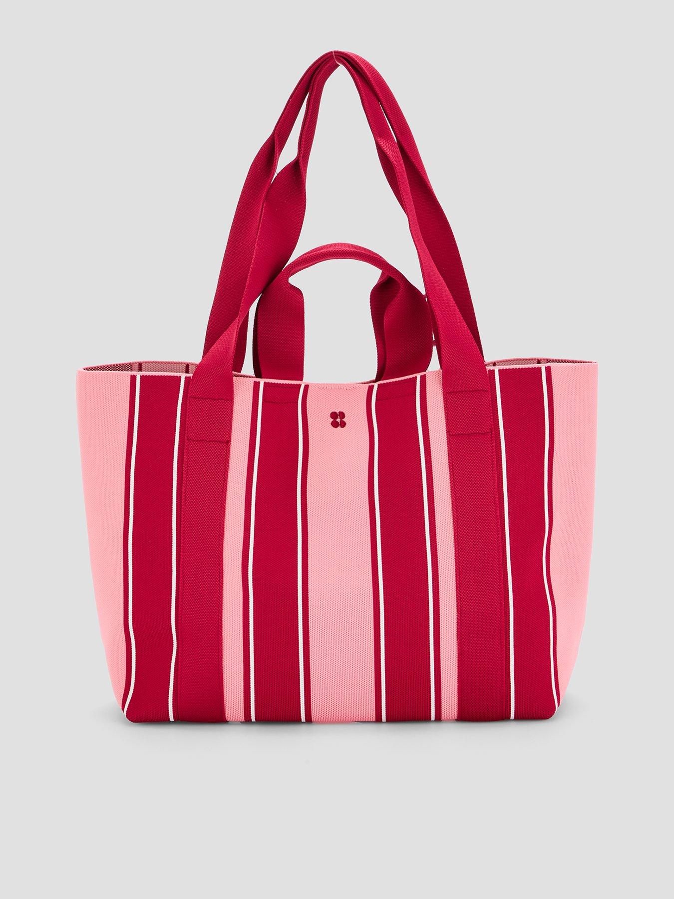 Sweaty Betty Womens Training Canvas Printed Tote Bag - Pink