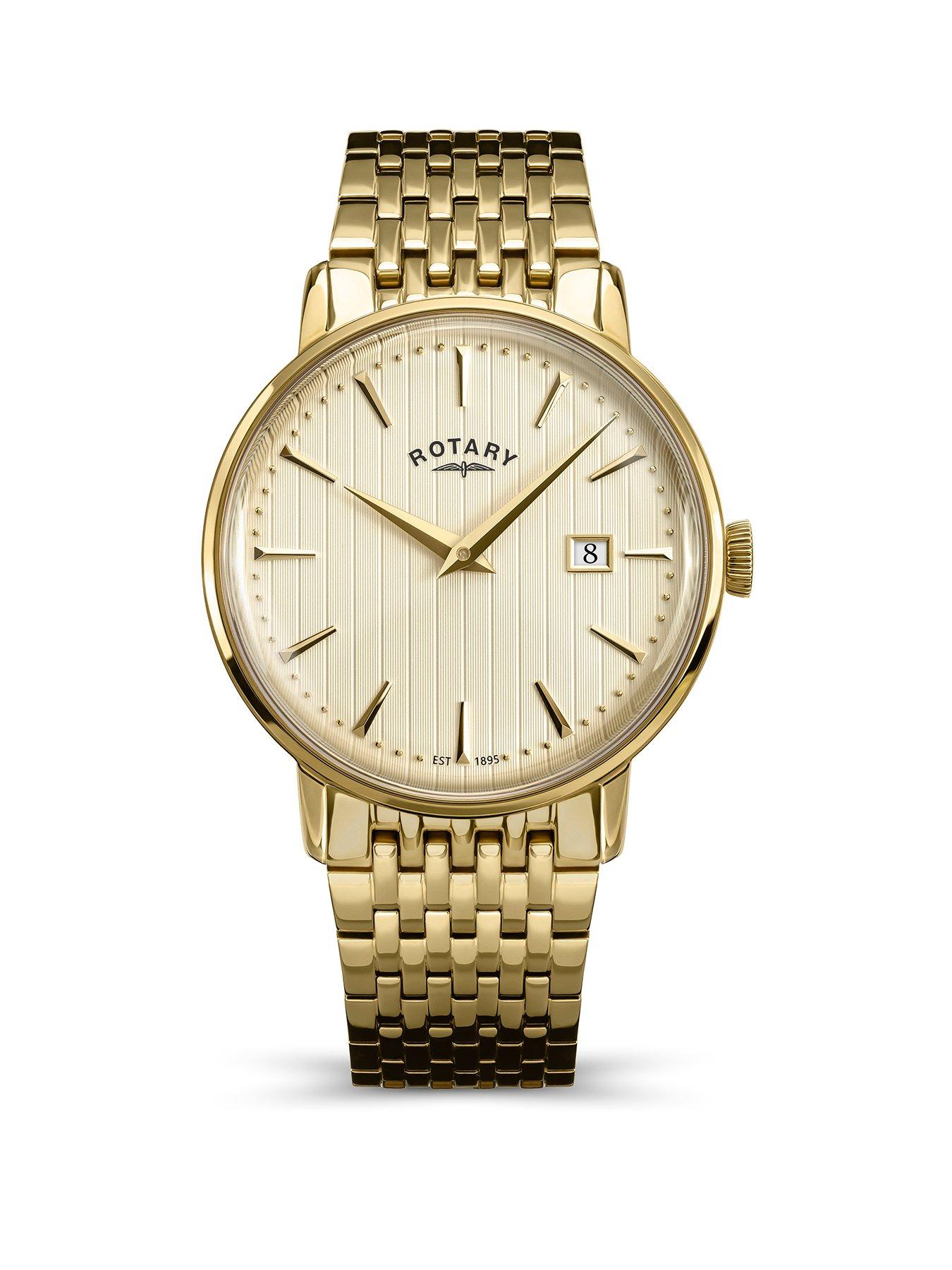 Rotary Rotary Men's GP Bracelet Cream Dial 50m