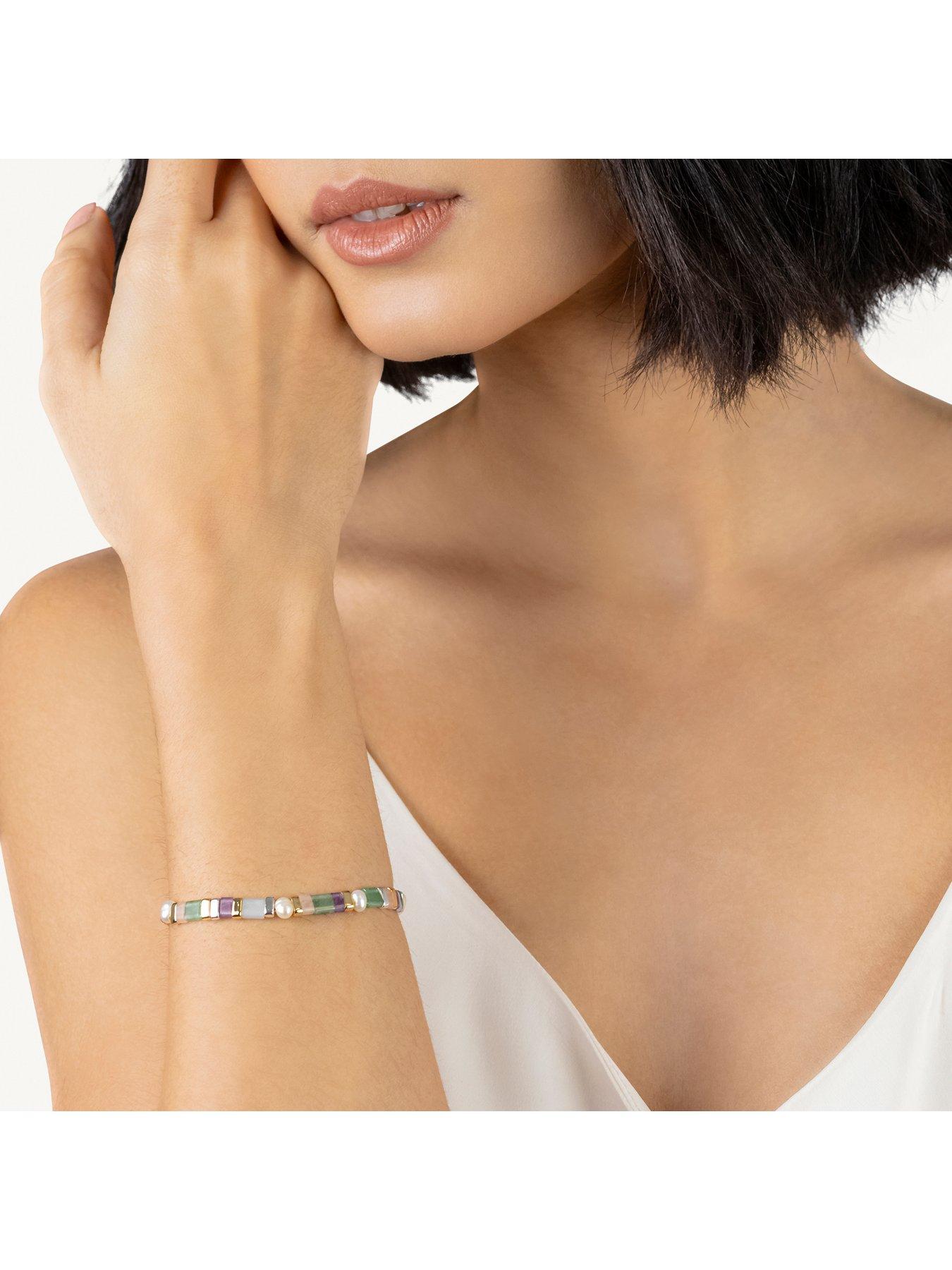 Image 2 of 4 of Radley Pale Gold Pink Tone Friendship Bracelet
