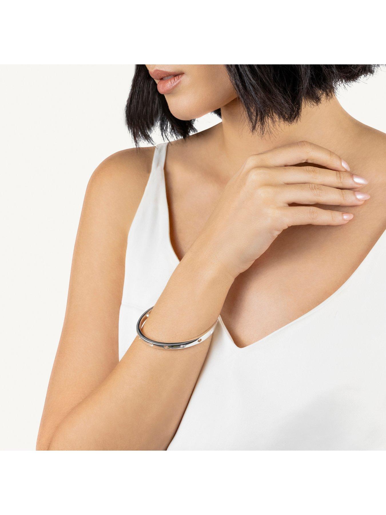 Image 2 of 5 of Radley Radley Silver Cut Out Heart & Dog Bangle