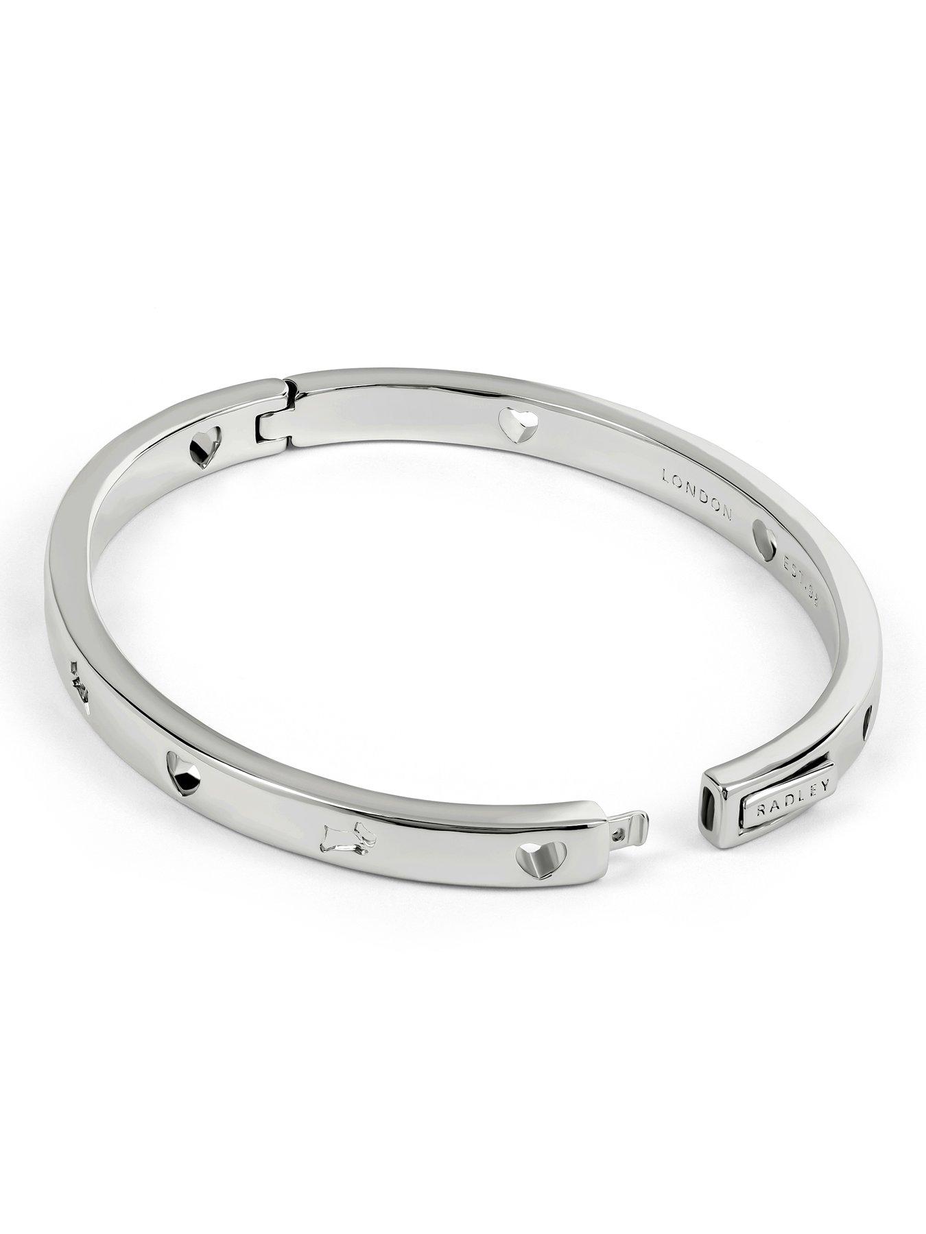 Image 3 of 5 of Radley Radley Silver Cut Out Heart & Dog Bangle