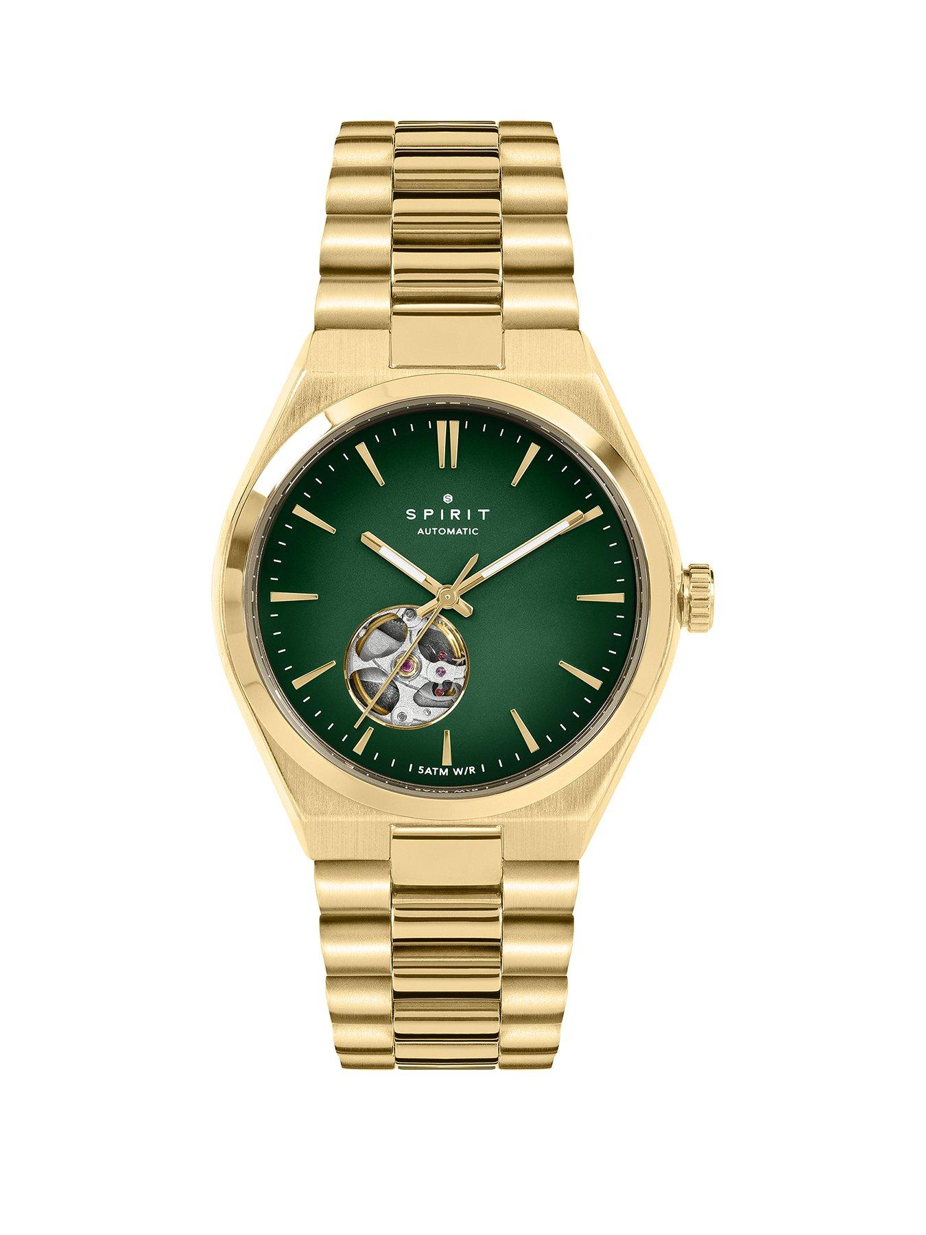 Spirit Gents Automatic Gold Tone Bracelet Watch