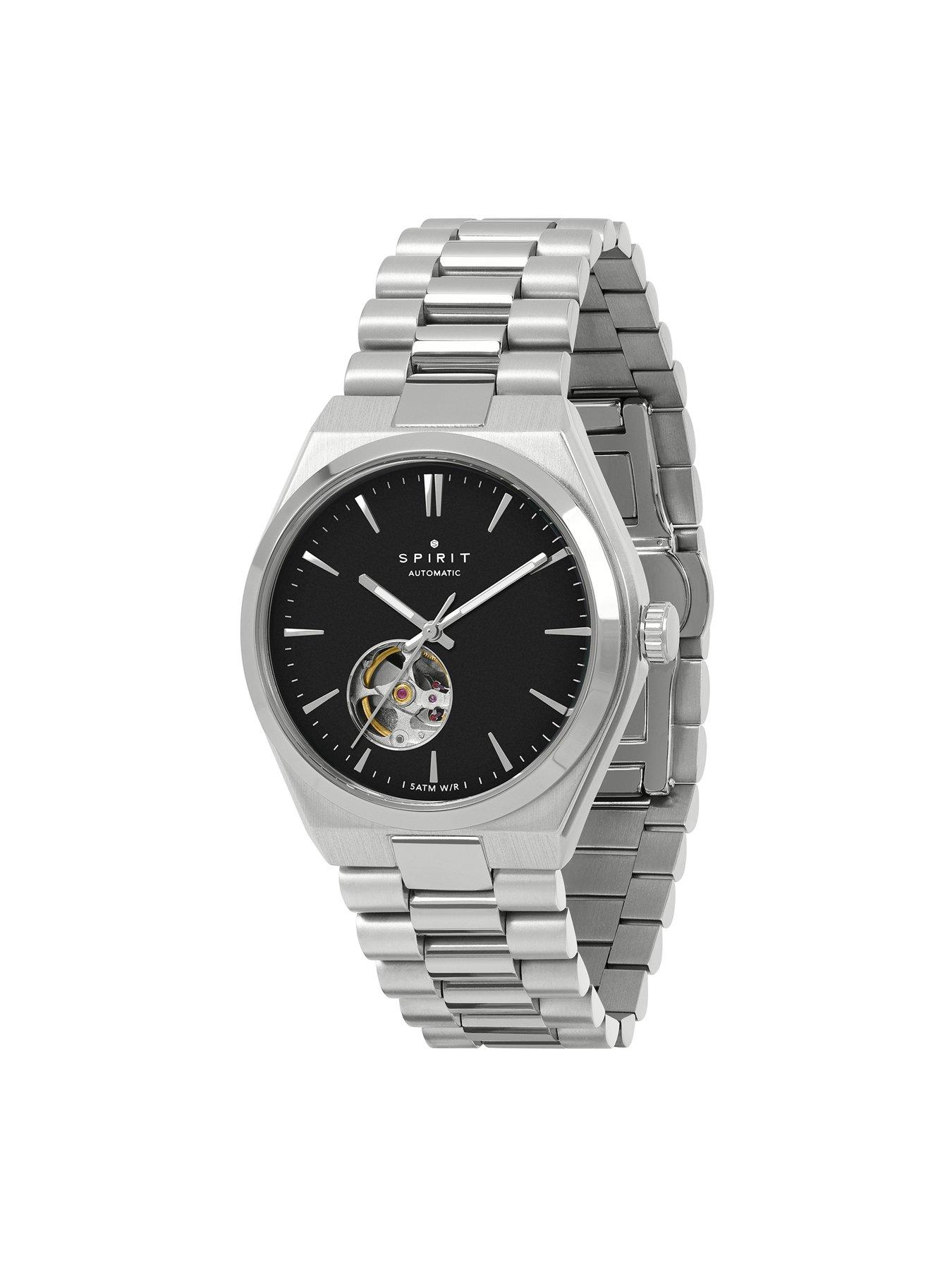 spirit-gents-automatic-silver-bracelet-watchstillFront
