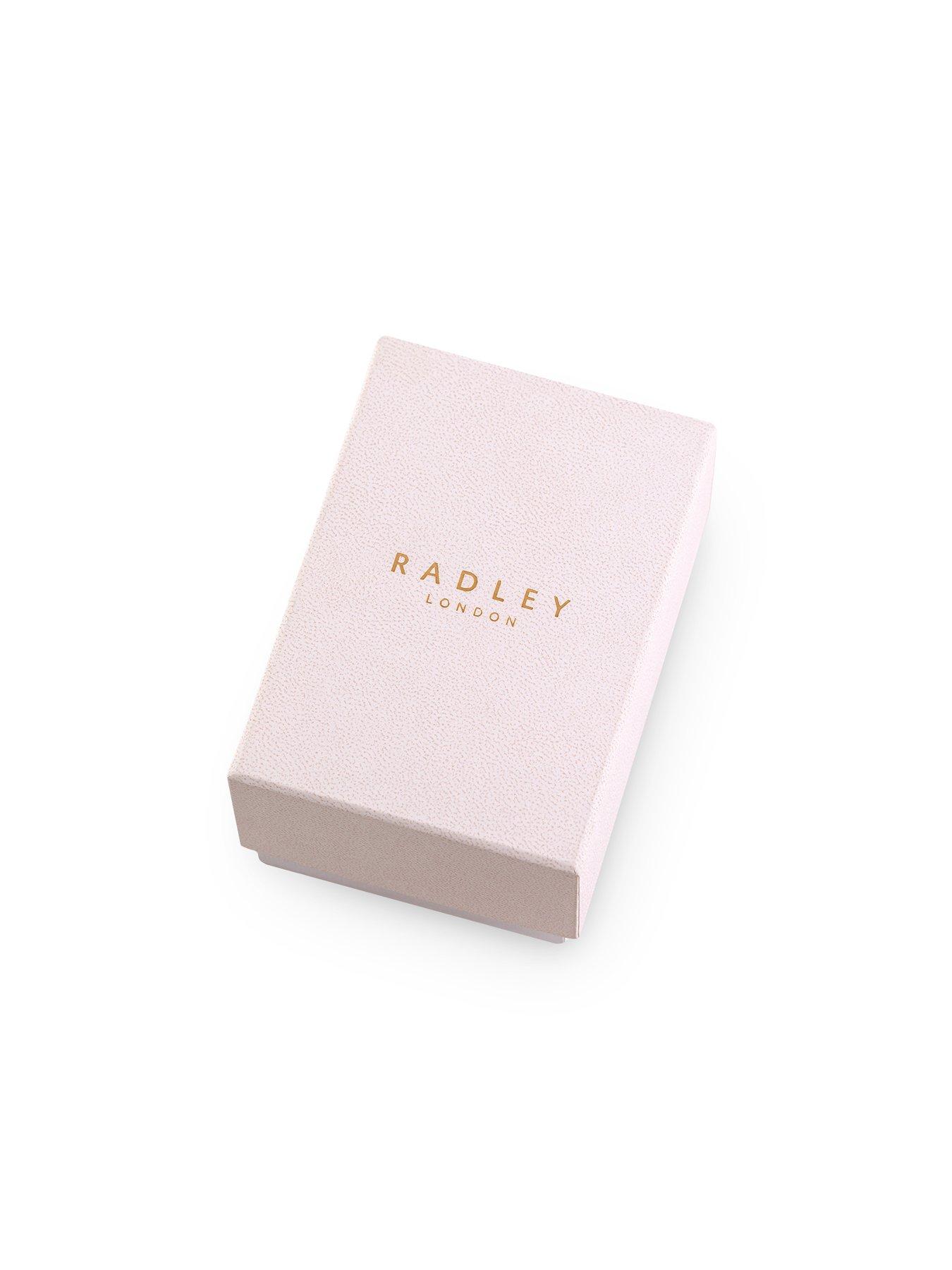 Image 4 of 4 of Radley Radley Silver Plated Stone Set Case Mother Of Pearl Dial Stainless Steel Bracelet Watch