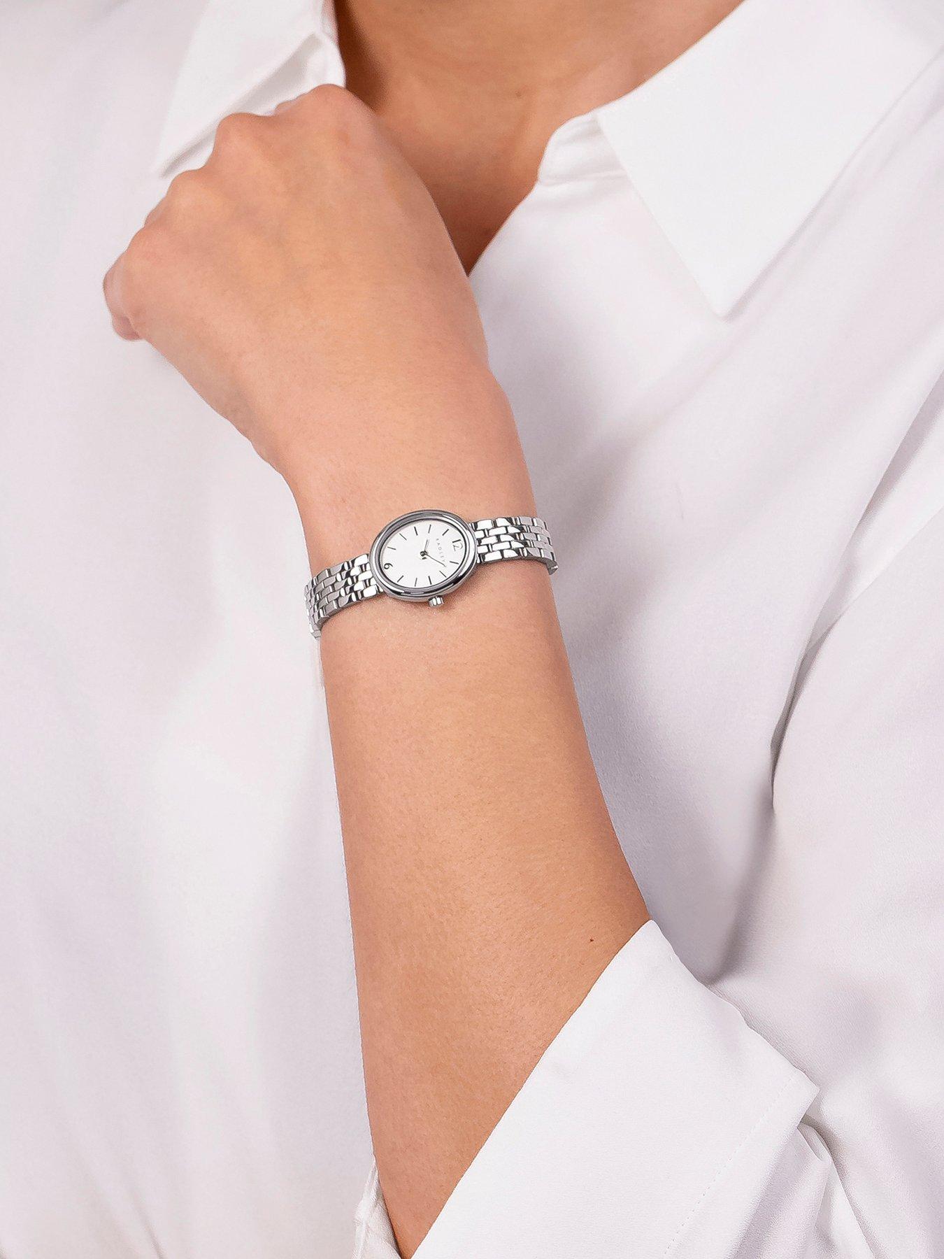 Image 3 of 4 of Radley Radley Silver Plated Oval Stainless Steel Bracelet Watch