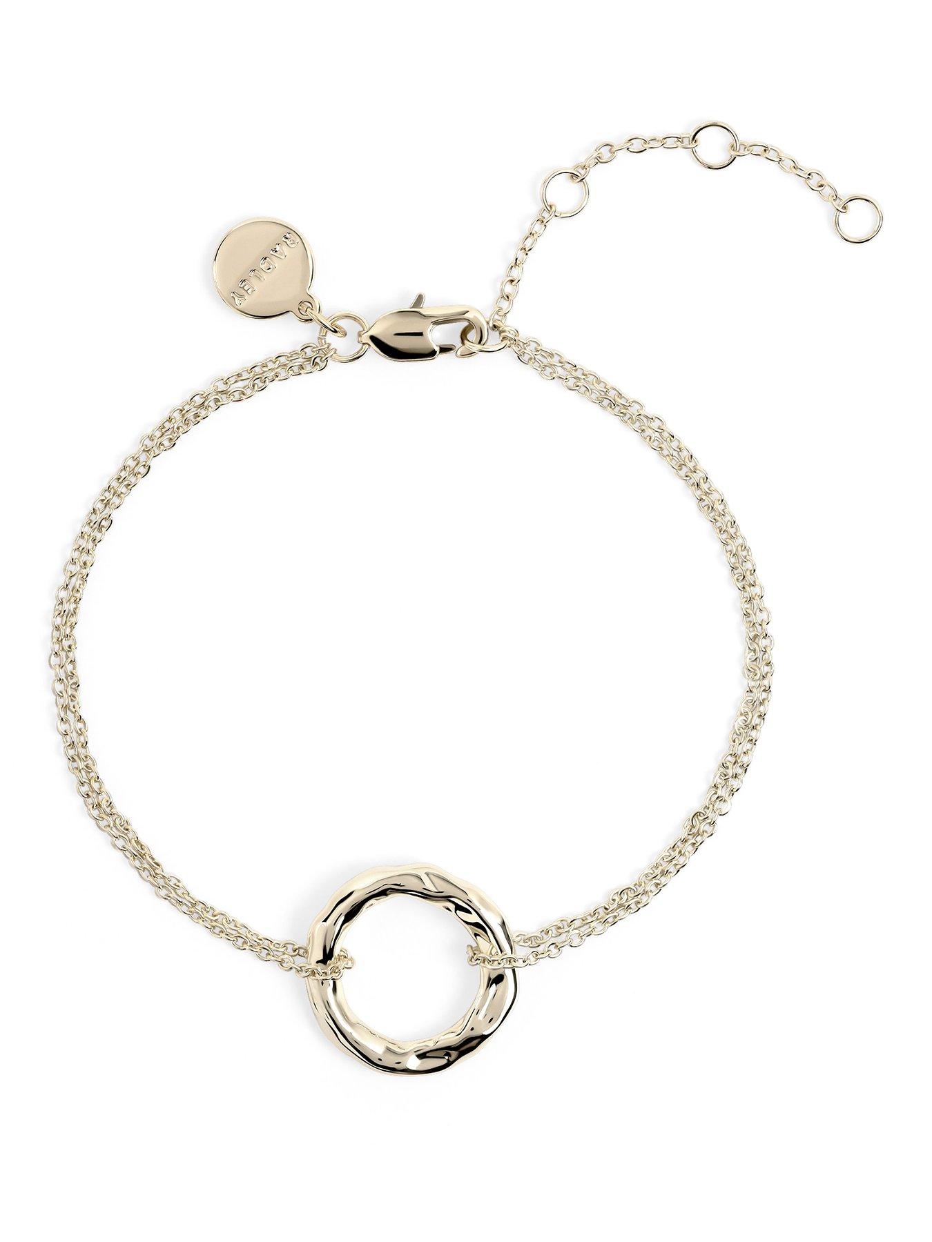 Radley Radley 18ct GP Hammer Hoop Bracelet