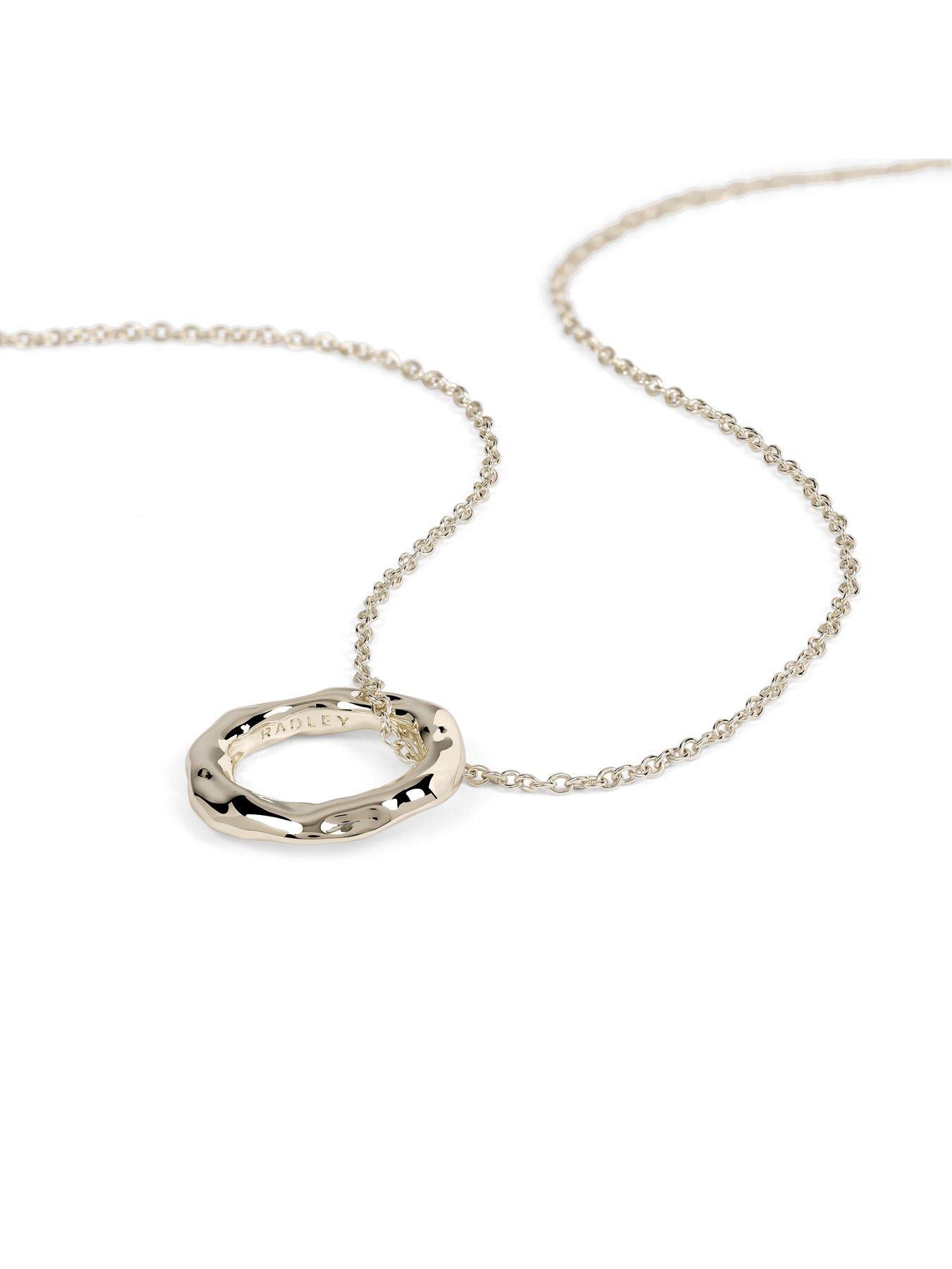 radley-radley-18ct-gp-hammer-hoop-necklaceback