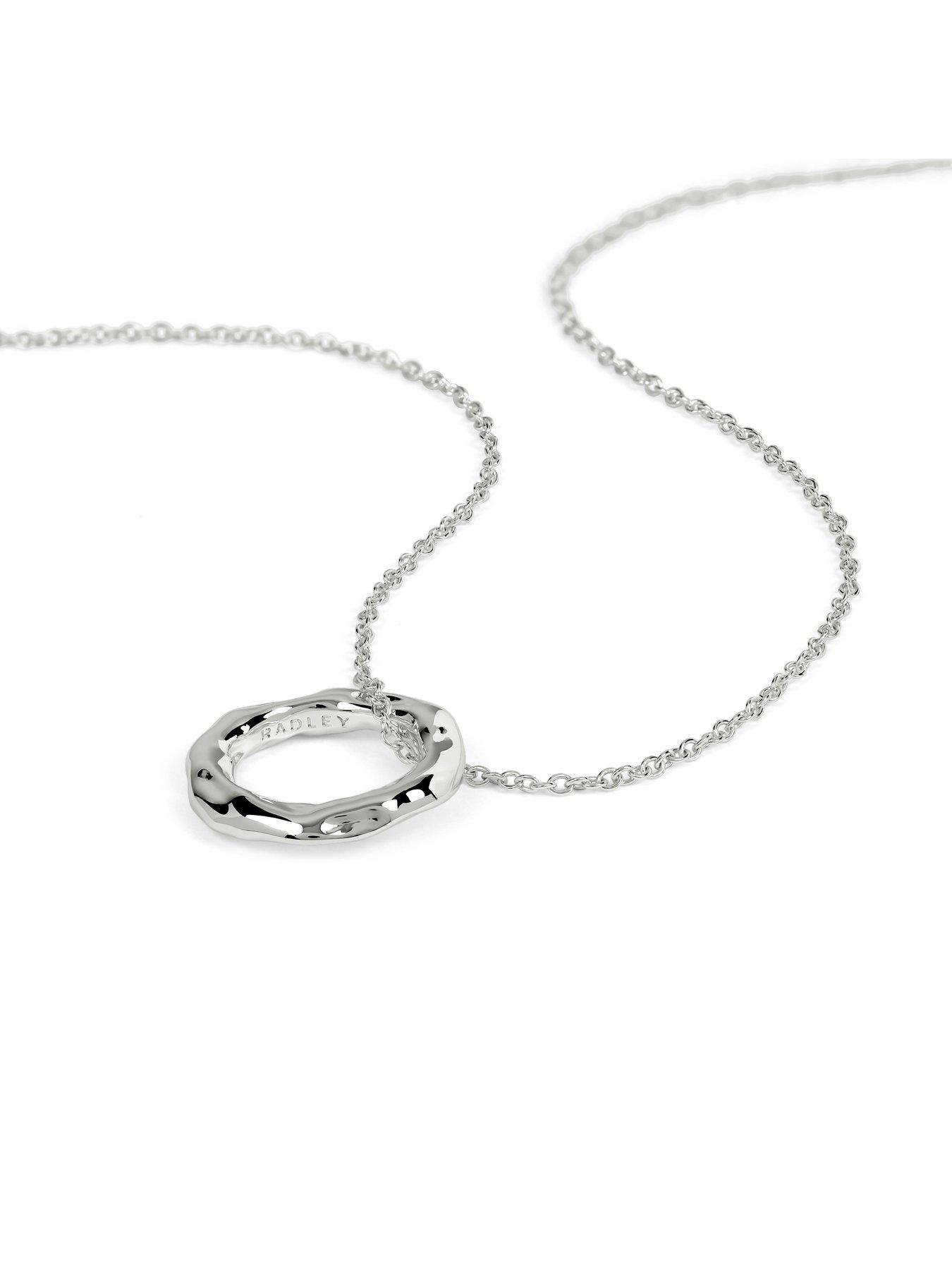 Image 3 of 5 of Radley Radley S Hammer Hoop Necklace