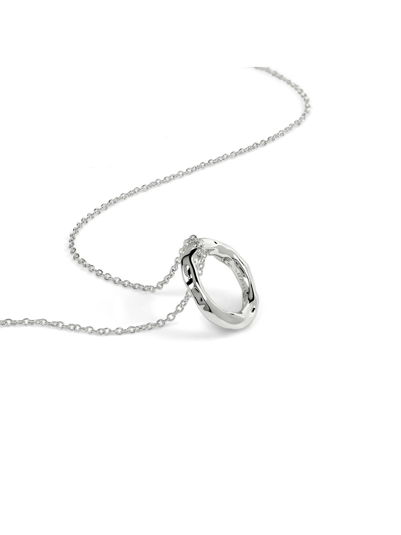 Image 4 of 5 of Radley Radley S Hammer Hoop Necklace