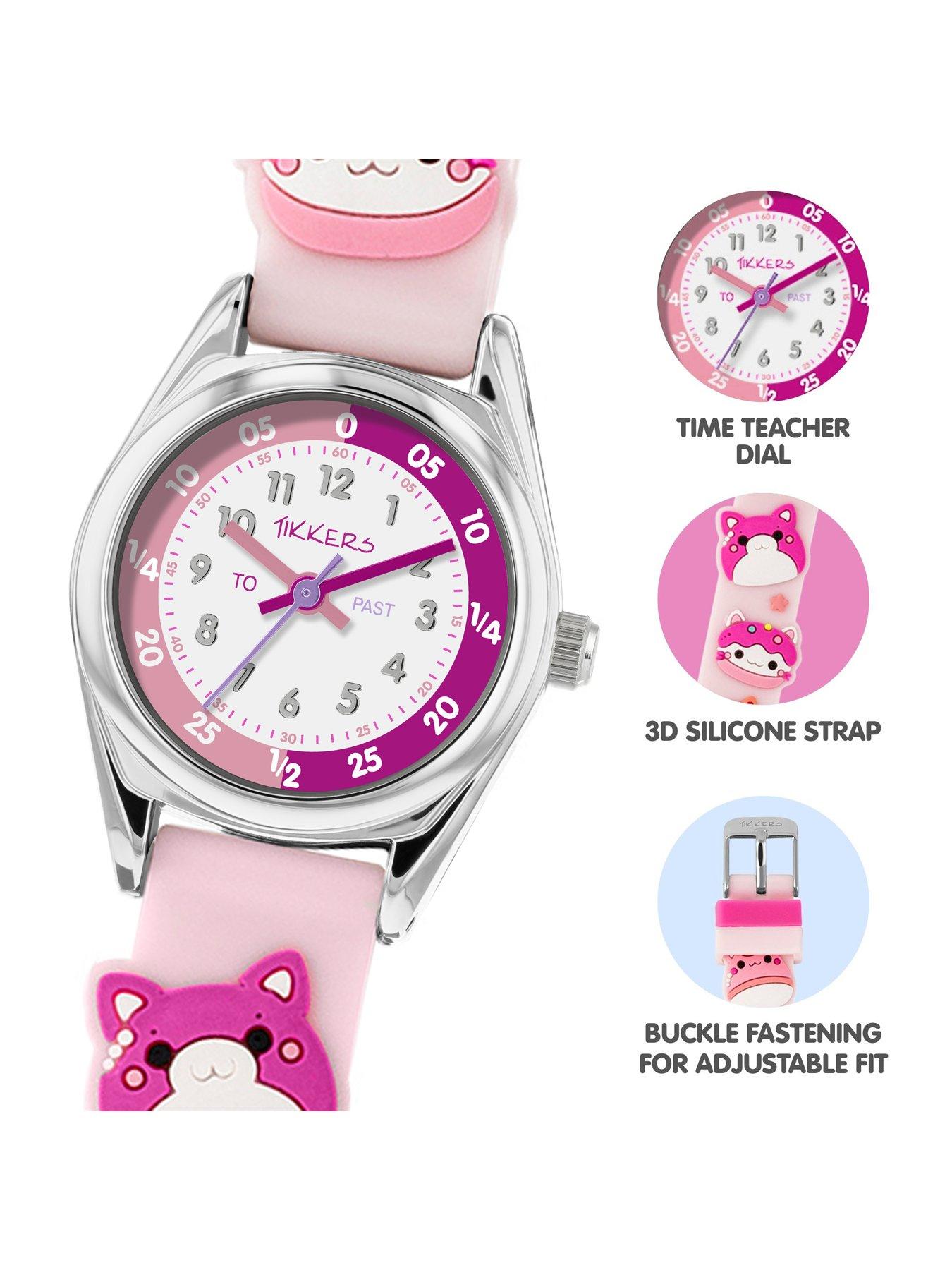 tikkers-3d-cat-pink-silicone-strap-watchback