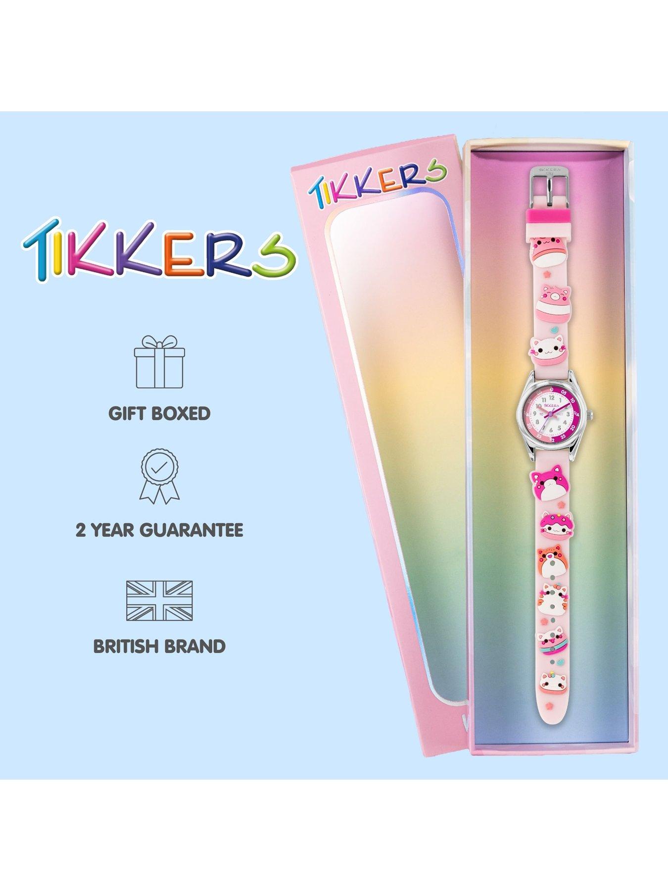 tikkers-3d-cat-pink-silicone-strap-watchdetail