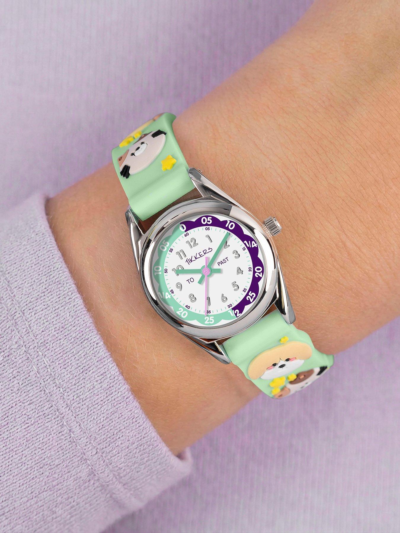 Image 2 of 5 of Tikkers Tikkers 3D Animal Aqua Silicone Strap Watch