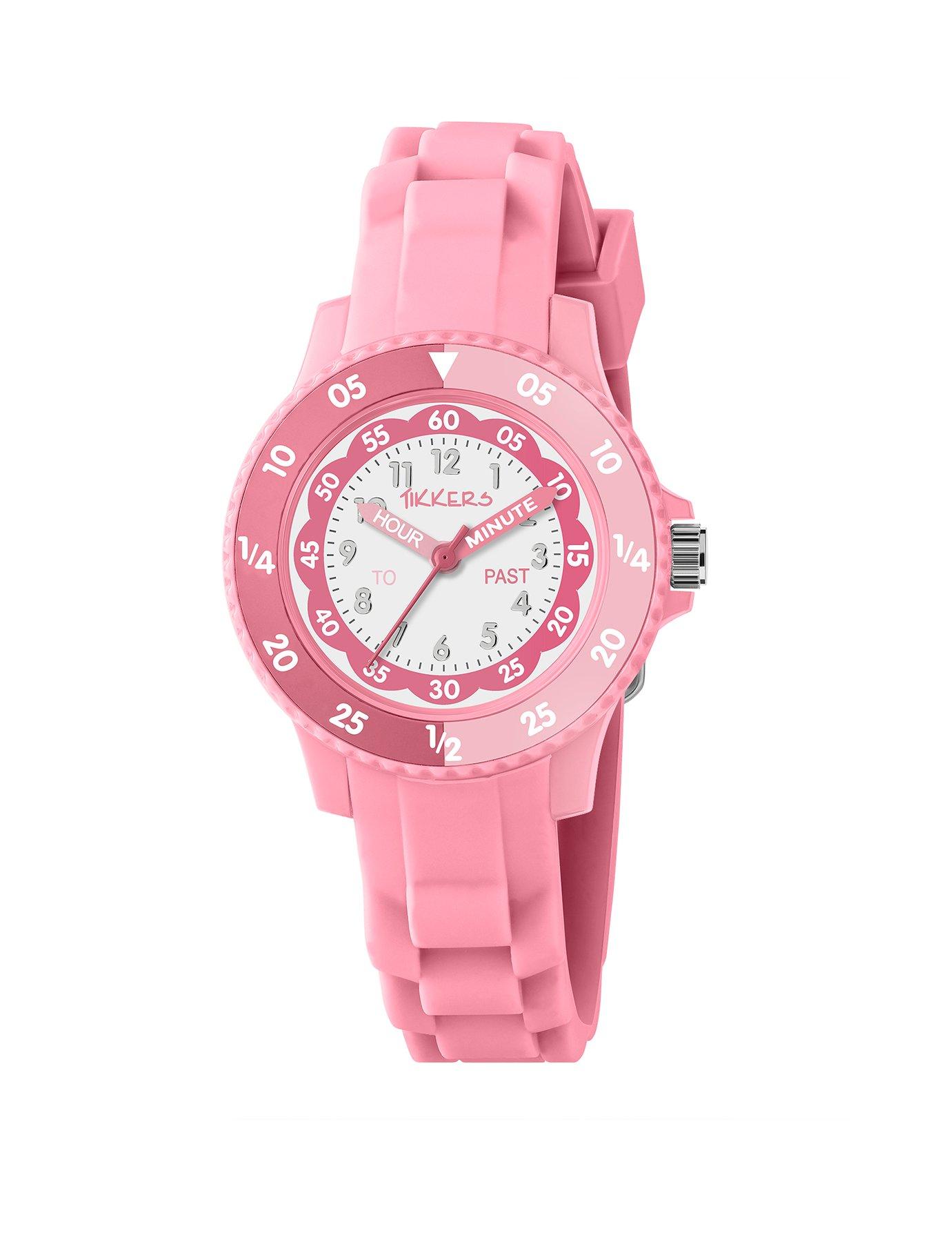 tikkers-pink-silicone-strap-timer-teacher-watchfront