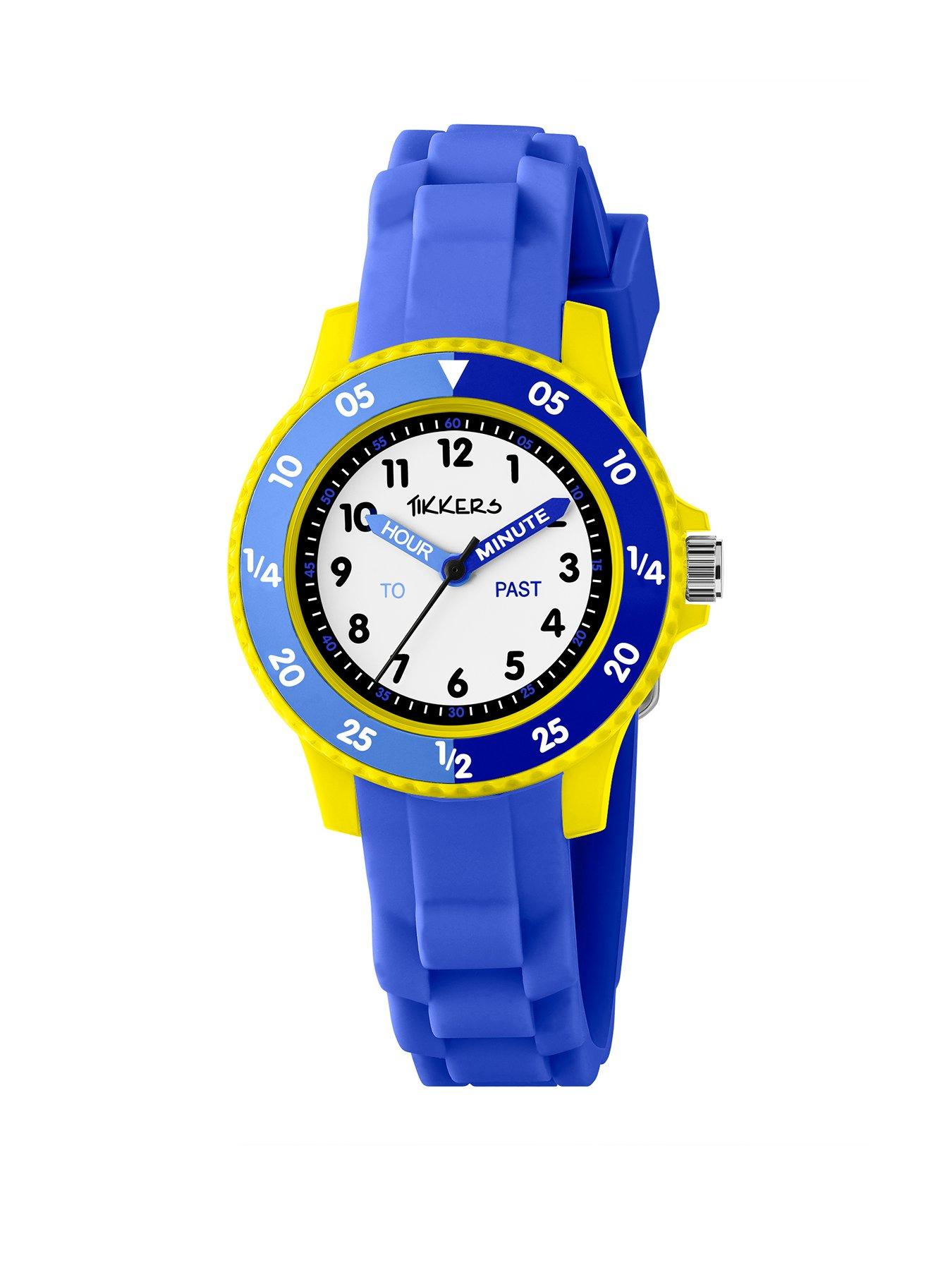 Image 1 of 5 of Tikkers Tikkers Blue Silicone strap Timer Teacher Watch