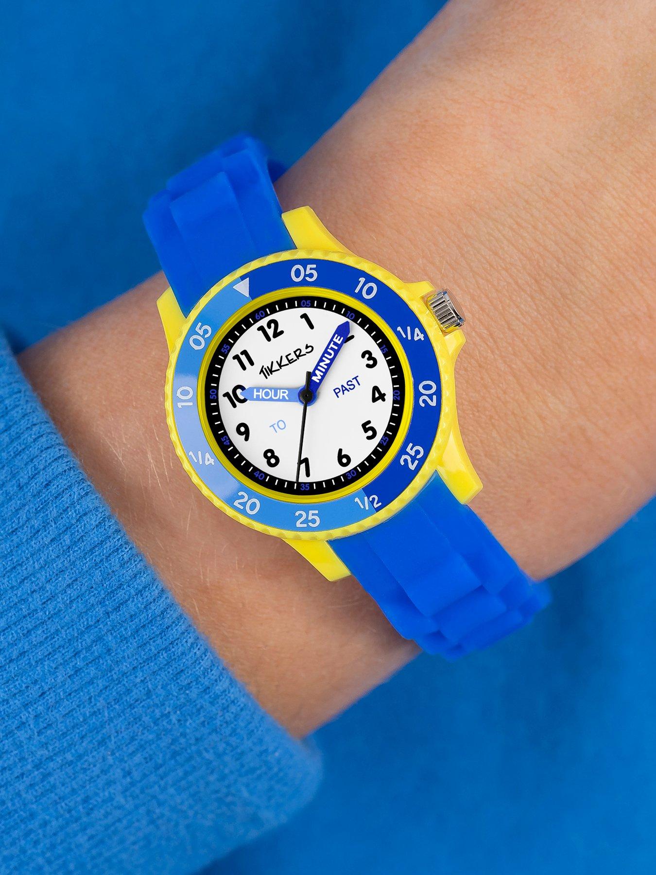 Image 2 of 5 of Tikkers Tikkers Blue Silicone strap Timer Teacher Watch