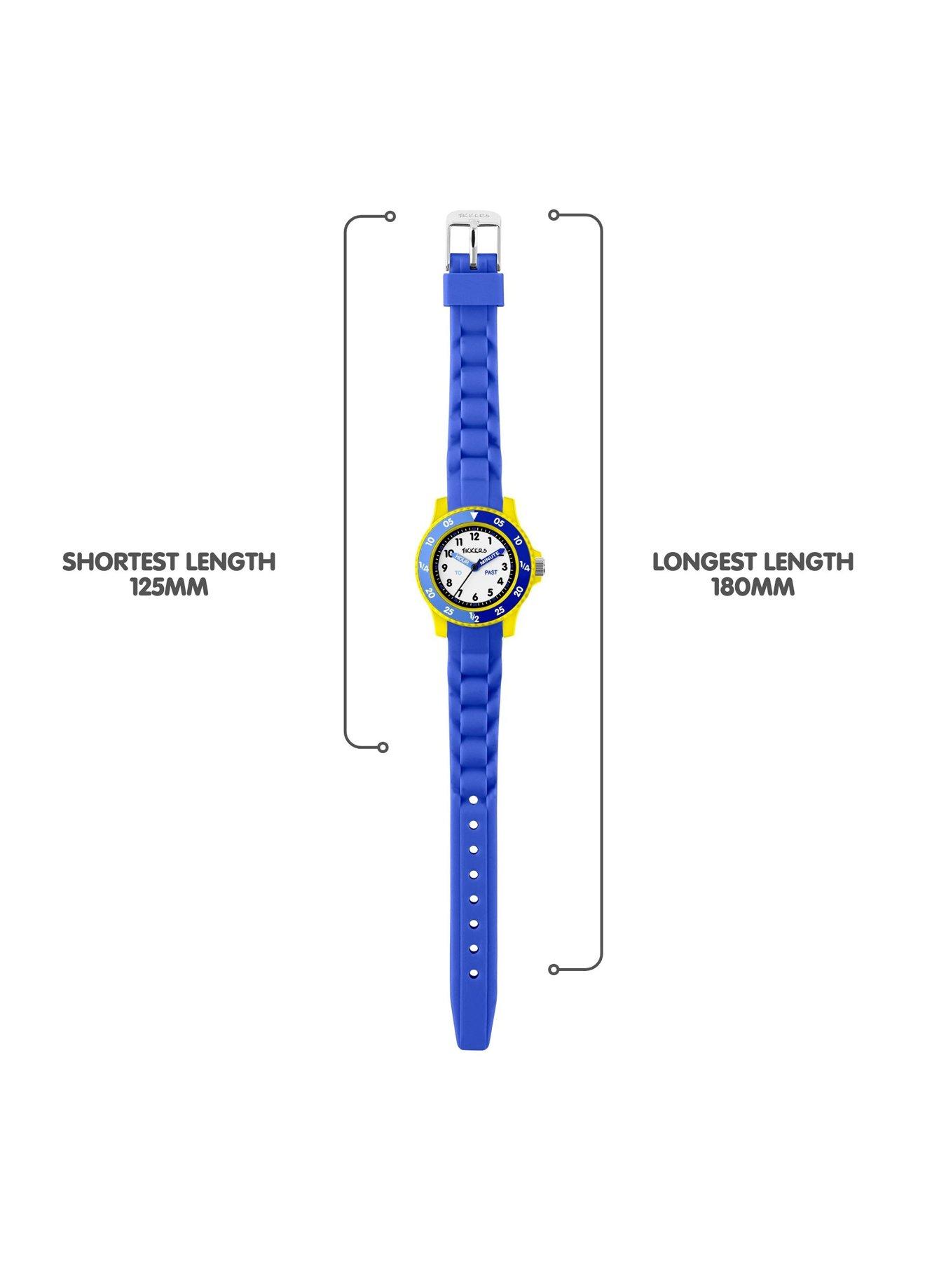 Image 4 of 5 of Tikkers Tikkers Blue Silicone strap Timer Teacher Watch