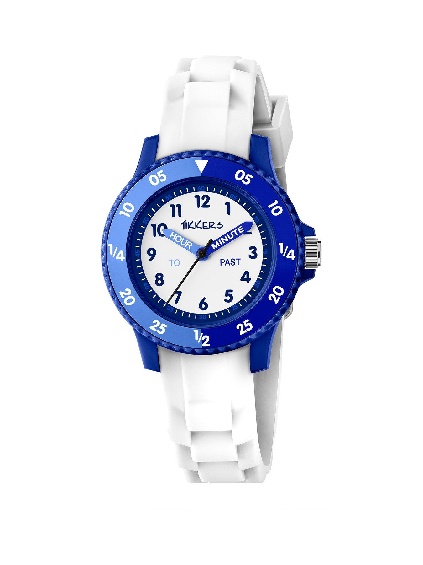 Tikkers Tikkers White Silicone strap Timer Teacher Watch