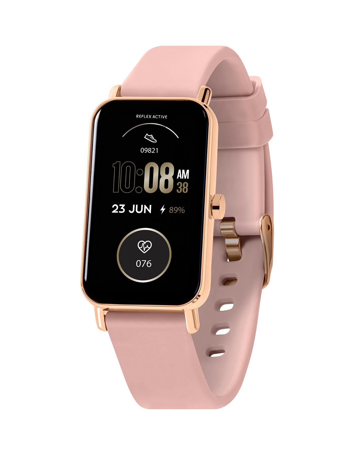 reflex-active-nexus-pink-strap-smart-watchfront