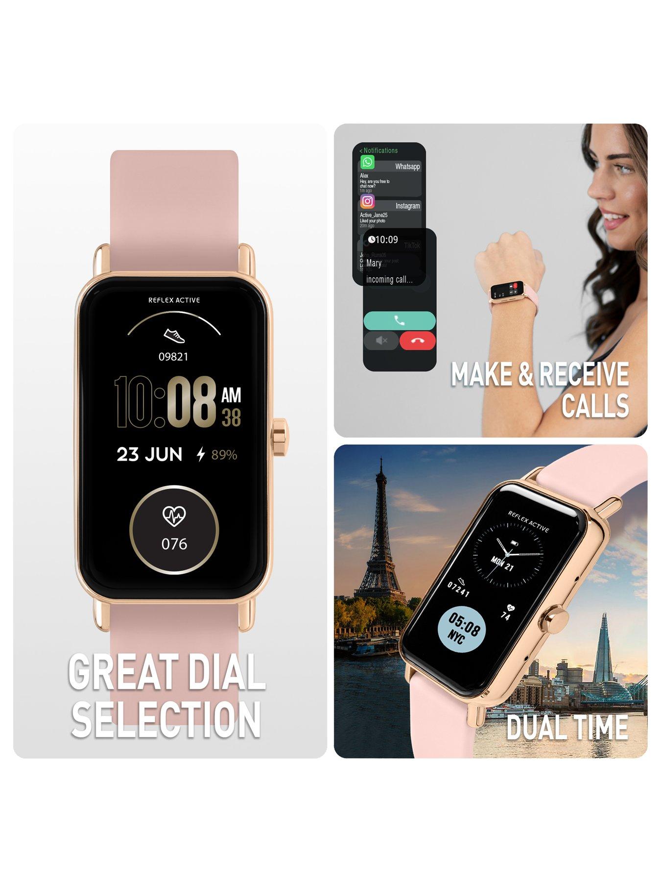 reflex-active-nexus-pink-strap-smart-watchstillFront
