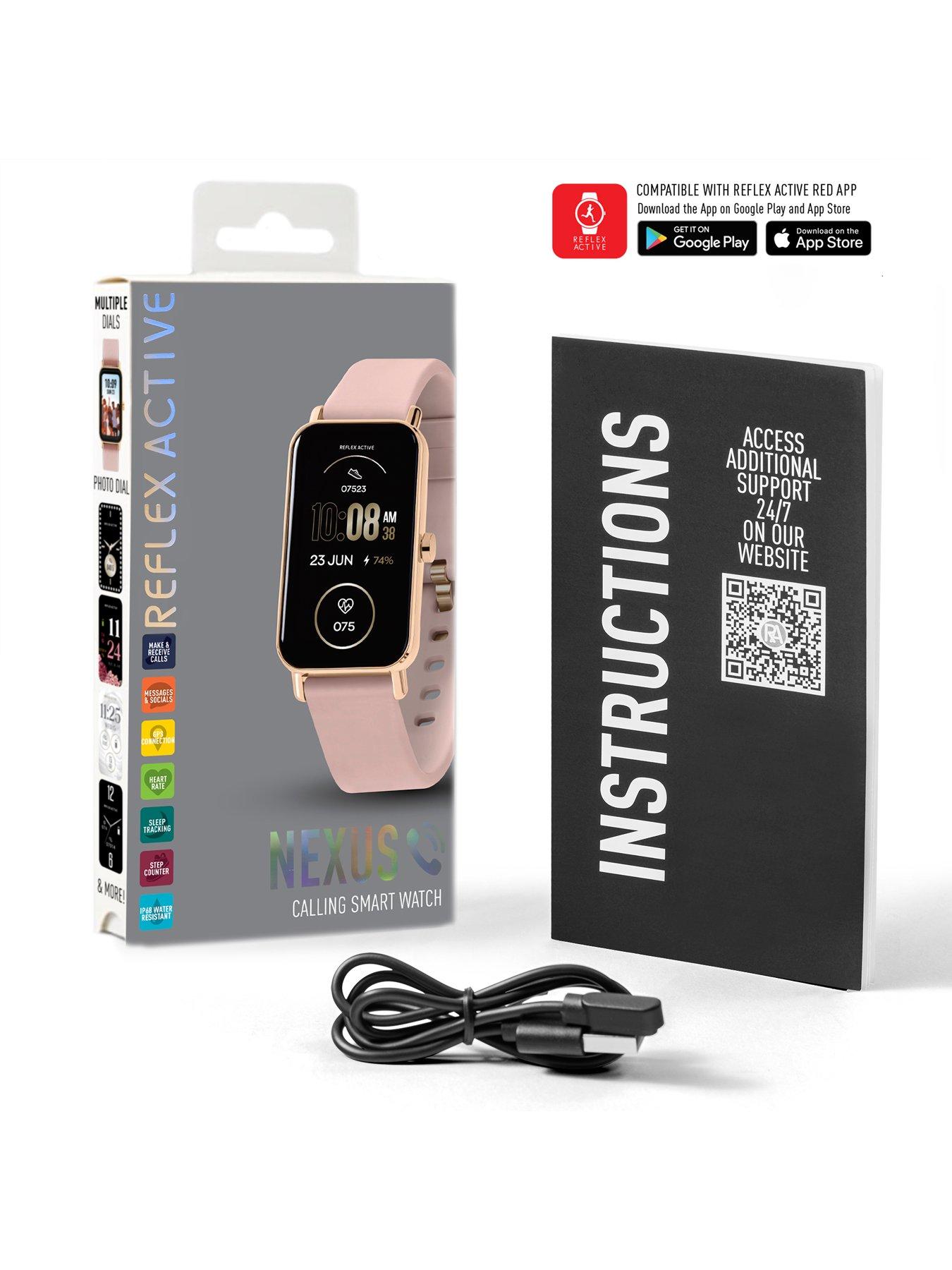Image 6 of 6 of Reflex Reflex Active Nexus Pink Strap Smart Watch