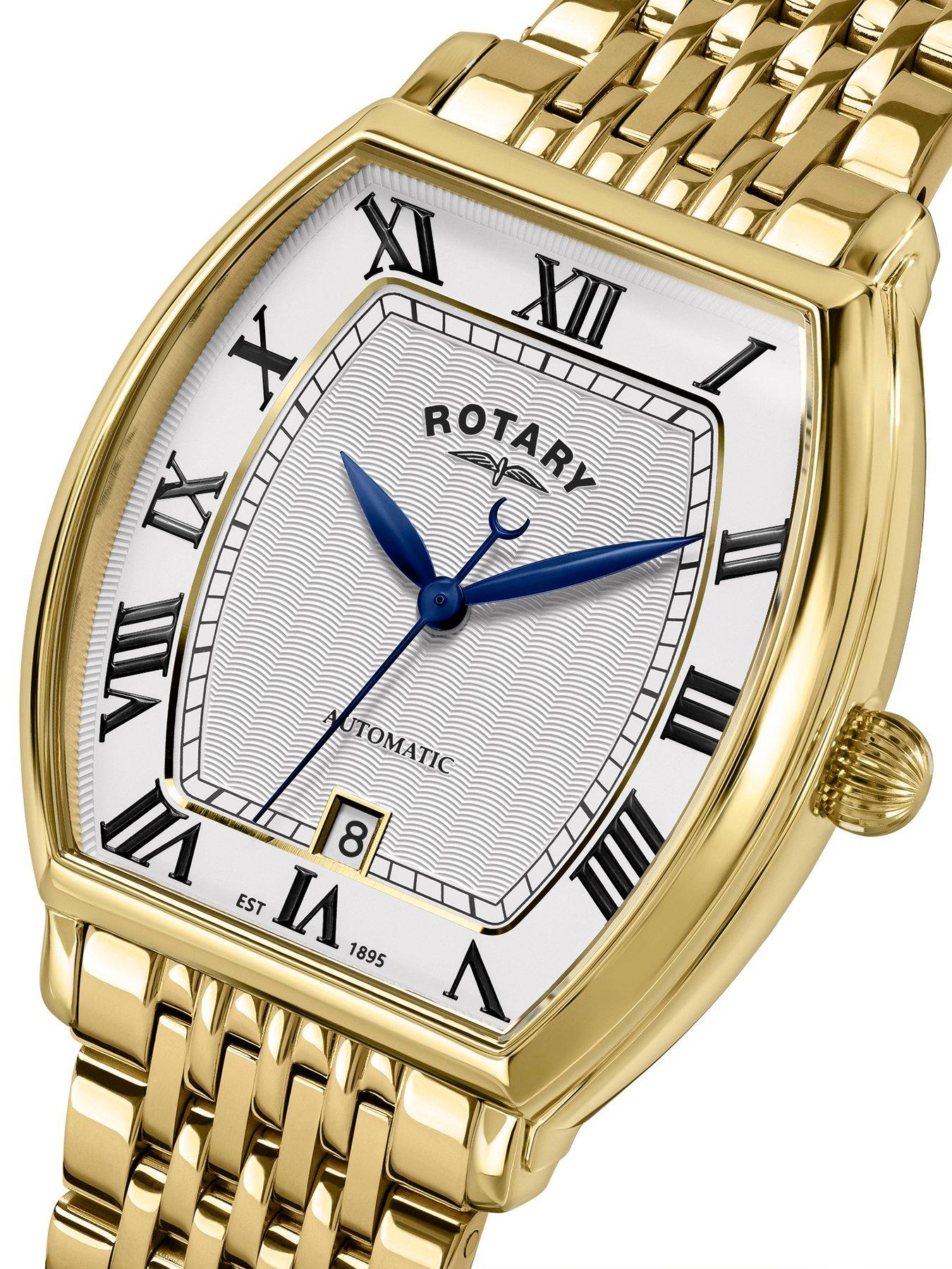 Image 2 of 6 of Rotary Rotary Men's Automatic GP Bracelet White Dial 50m