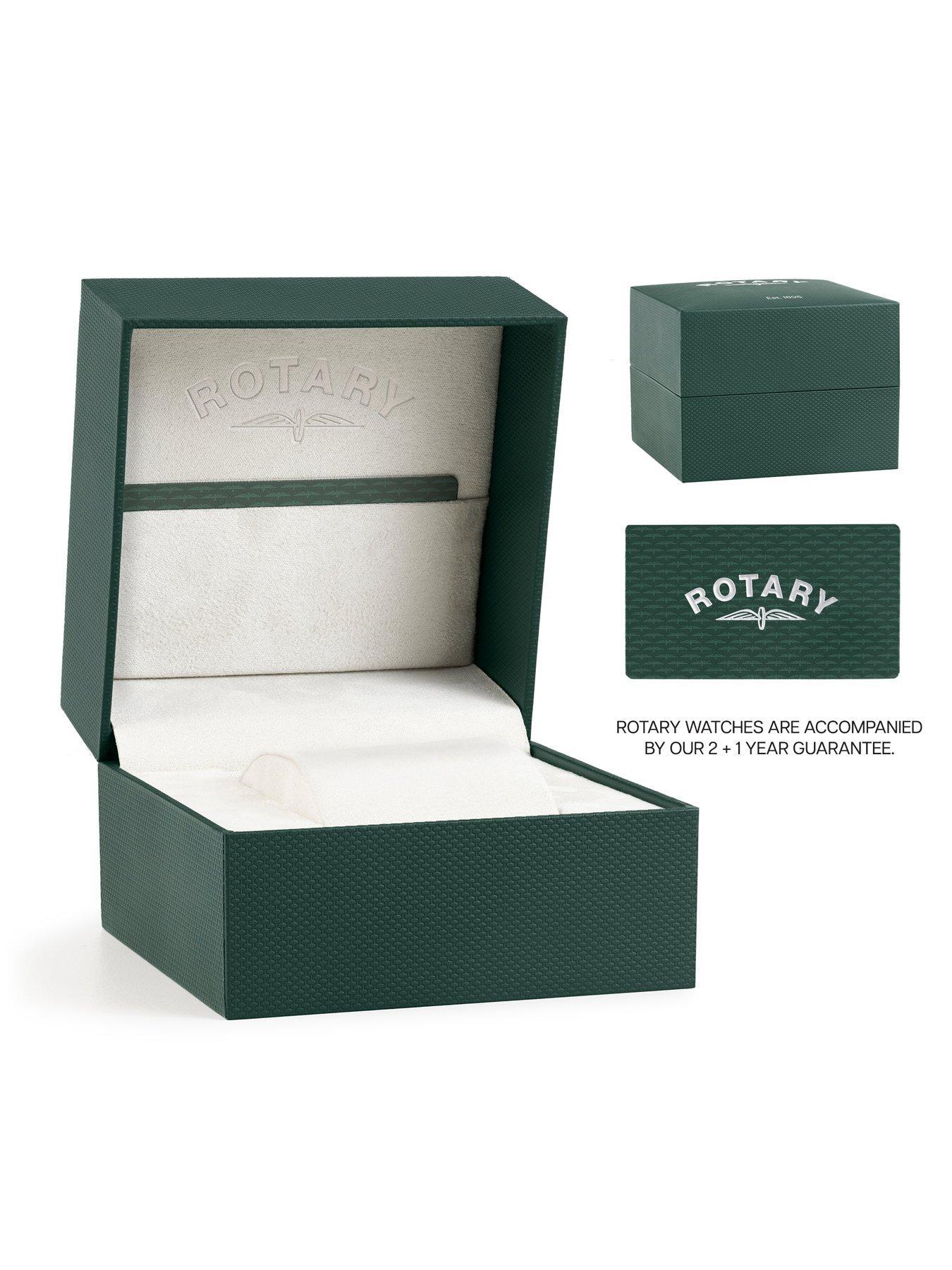 Image 5 of 6 of Rotary Rotary Men's Automatic SS Bracelet White Dial 50m