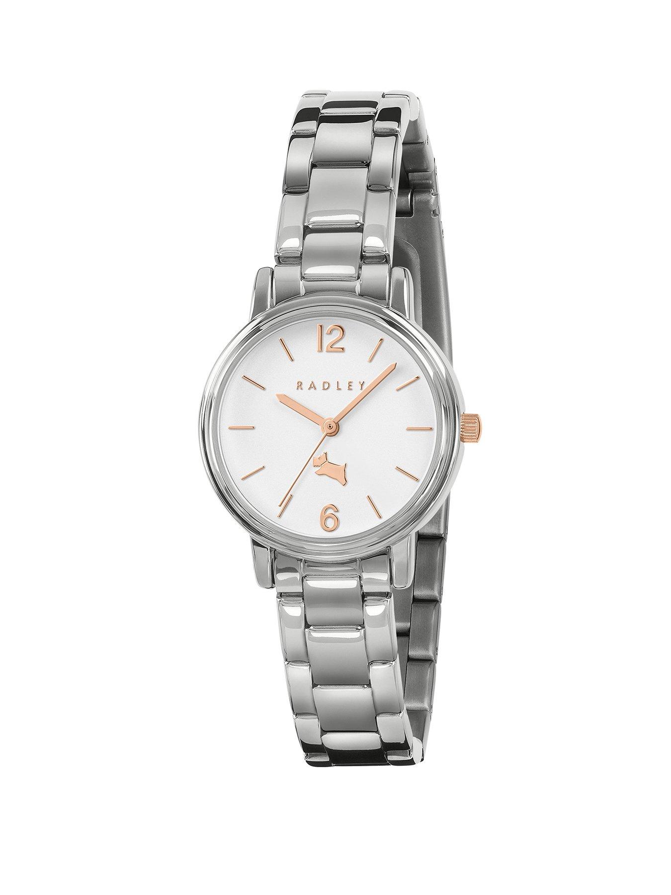 Radley Radley Silver and Rose Gold Plated Stainless Steel Bracelet Watch