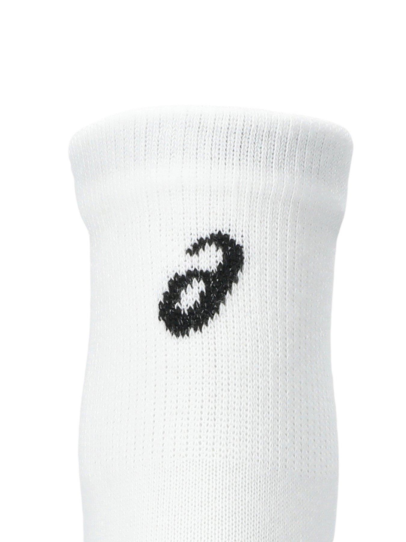 Image 3 of 3 of Asics AEG 3 Pack Quarter Socks - White