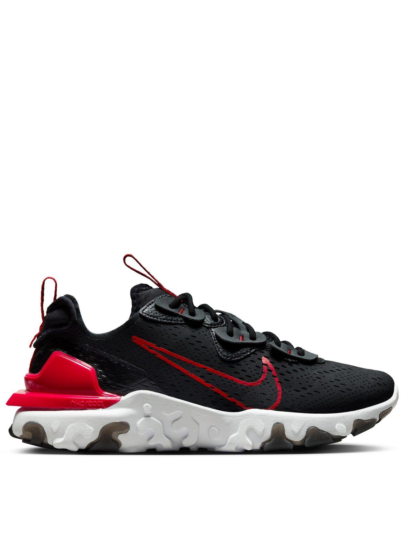 Image 1 of 7 of Nike Mens React Vision Trainers - Black