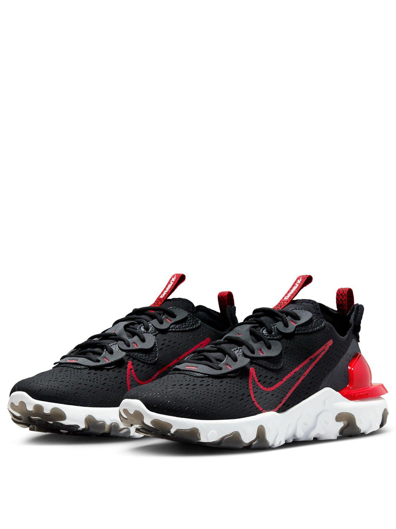 Image 2 of 7 of Nike Mens React Vision Trainers - Black