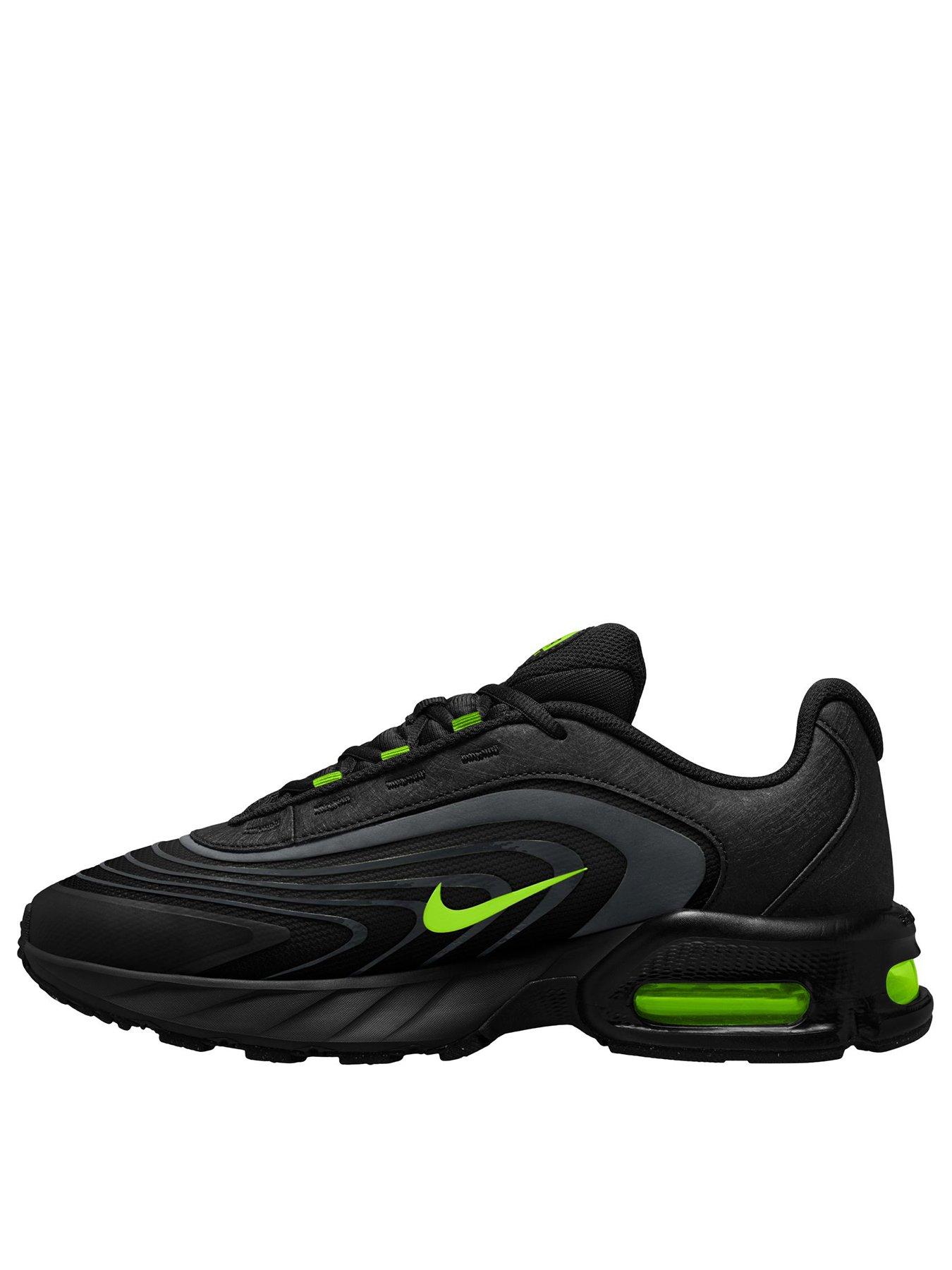 Image 2 of 4 of Nike Mens Air Max Fire Cushioned Air Unit Trainers - Black/Green