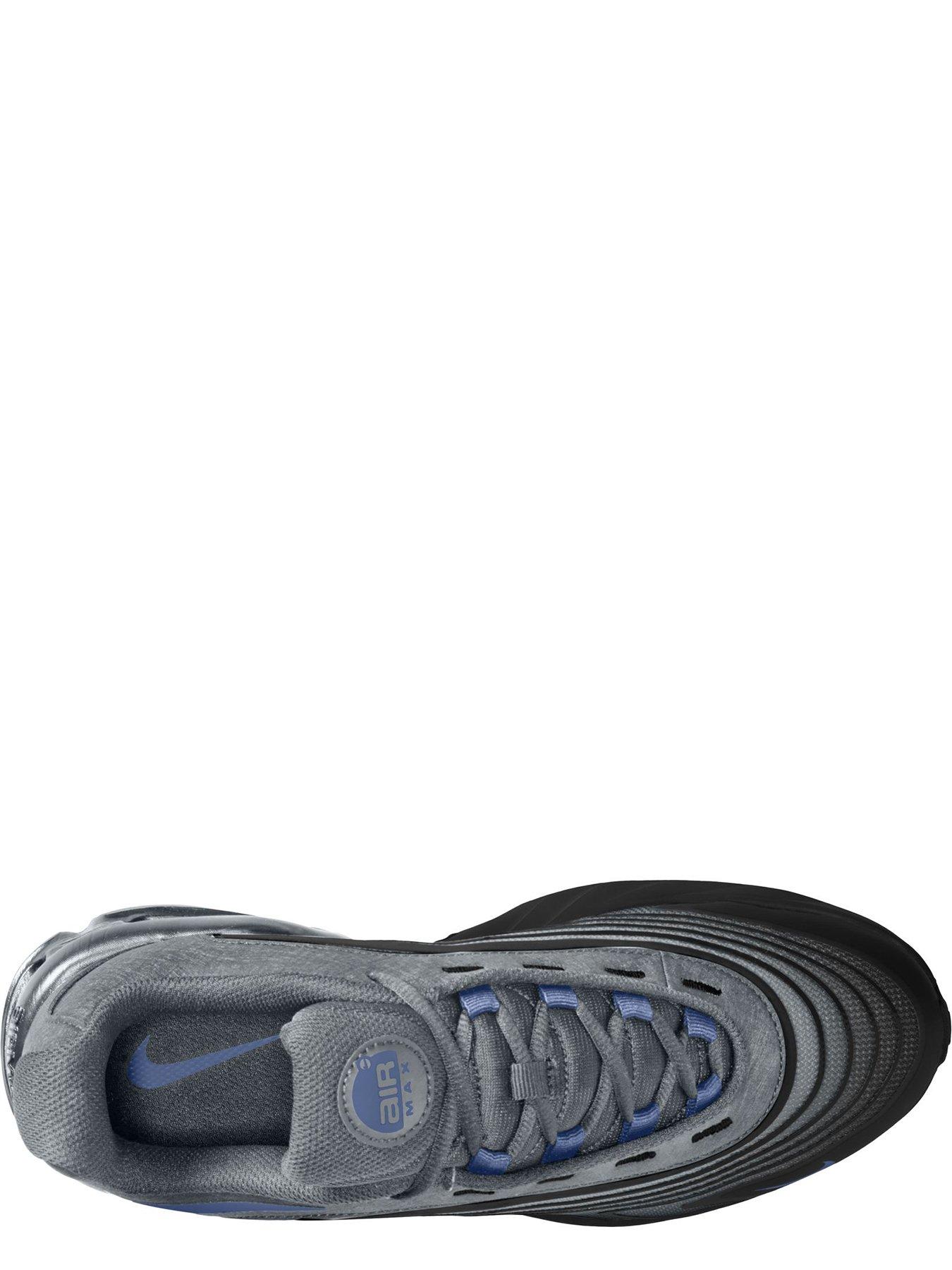 Image 3 of 4 of Nike Mens Air Max Fire Visible Air Low Profile Trainers - Grey/Blue