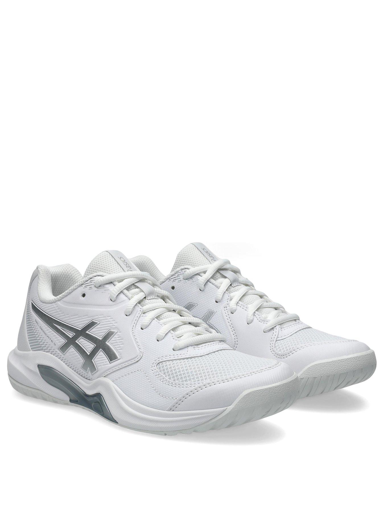 Image 2 of 7 of Asics Womens Tennis Gel-dedicate 9&nbsp;Trainers - White