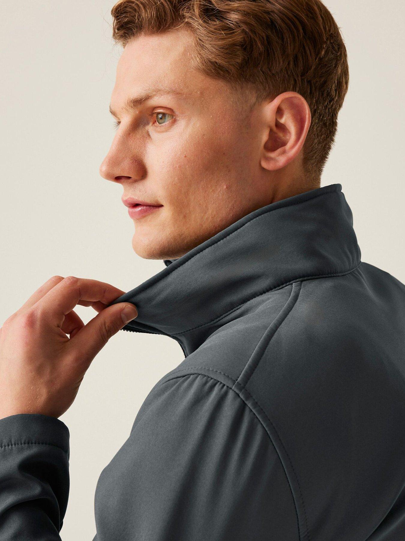 Image 6 of 6 of Regatta Mens Professional Workwear Ablaze Printable Softshell Jacket-grey