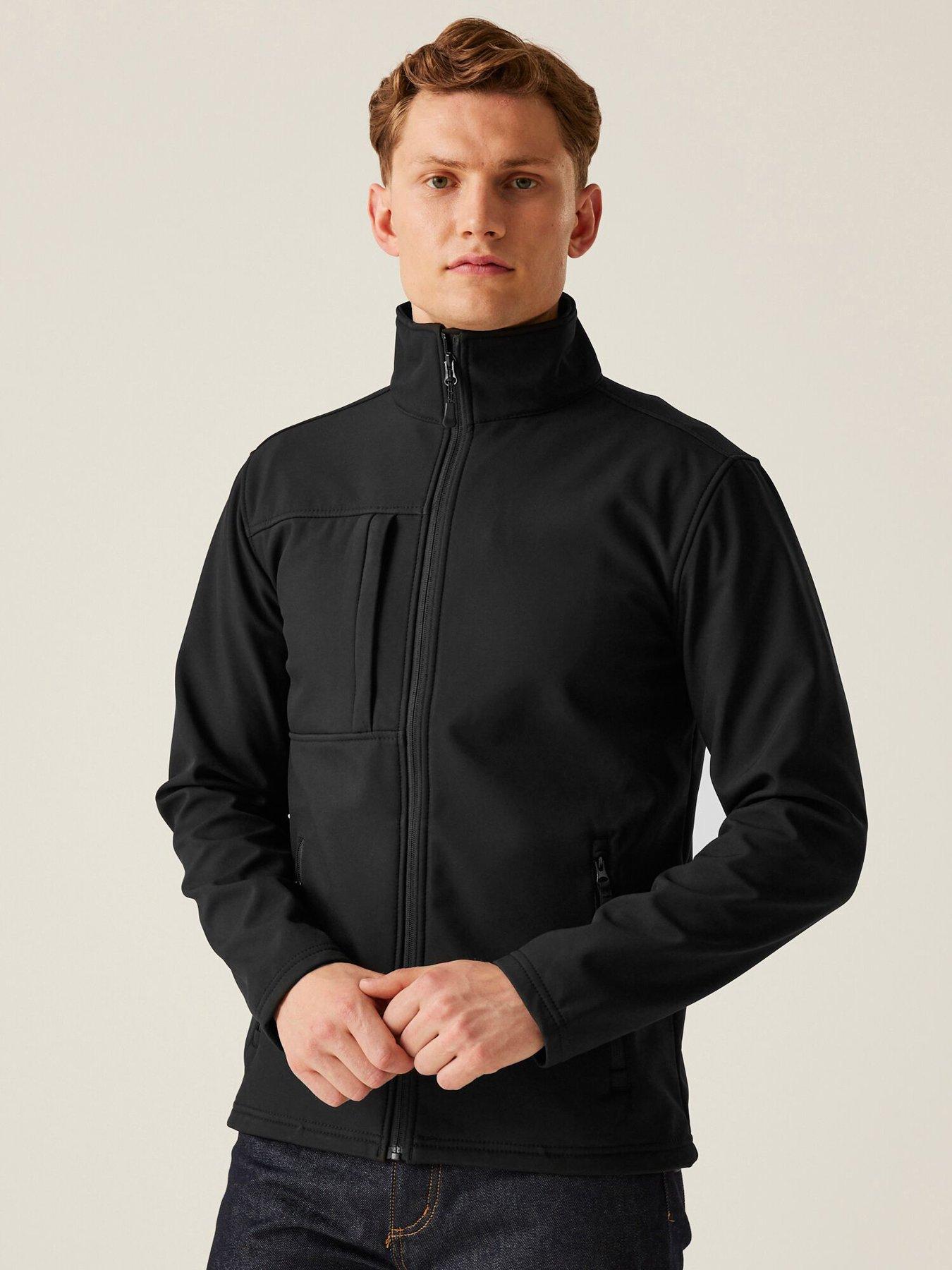 regatta-mens-professional-workwear-octagon-ii-printable-3-layer-softshell-jacket--blackfront