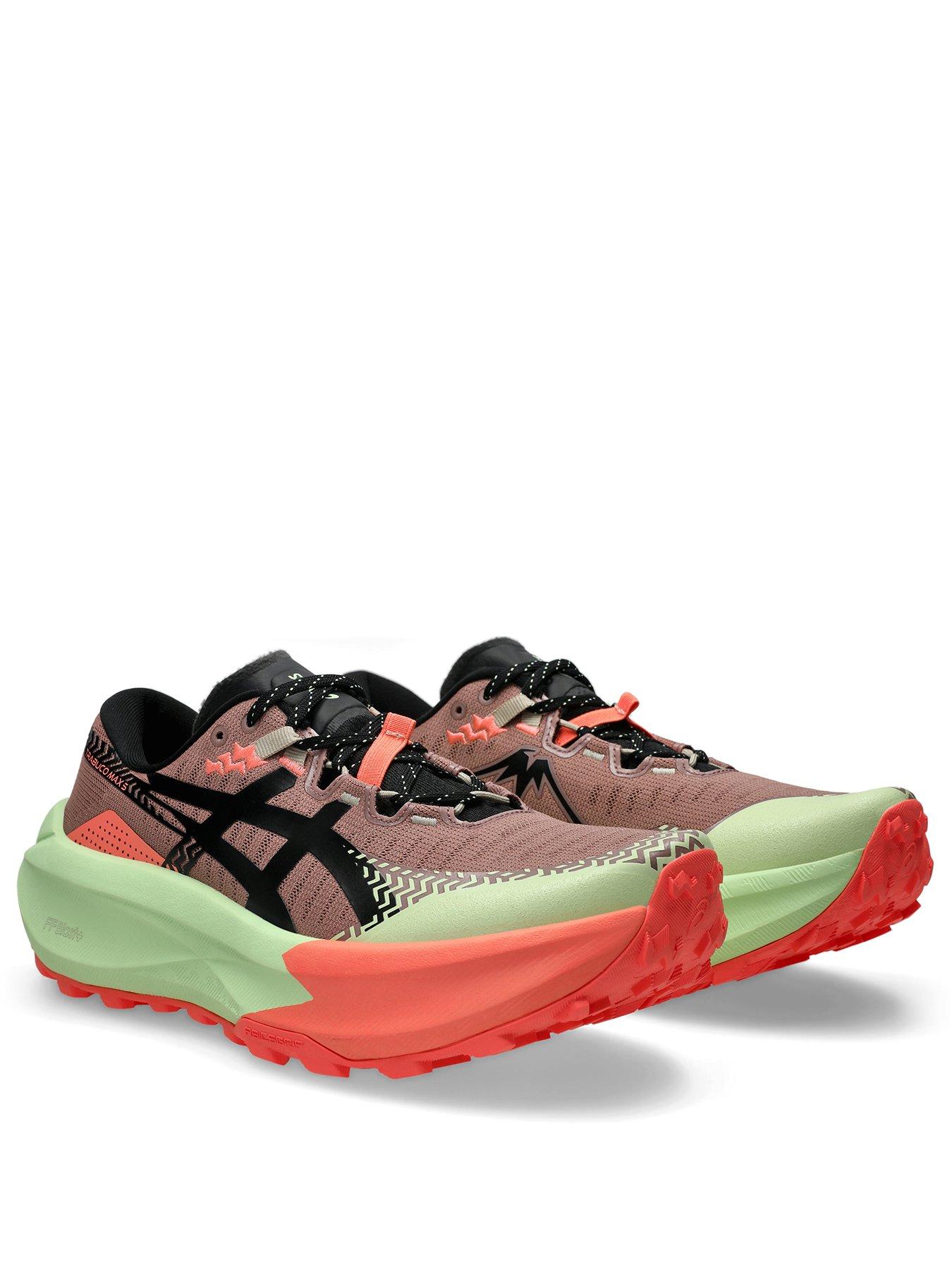Image 2 of 7 of Asics Mens Running Trabuco Max 5 Trainers&nbsp;- Purple/green