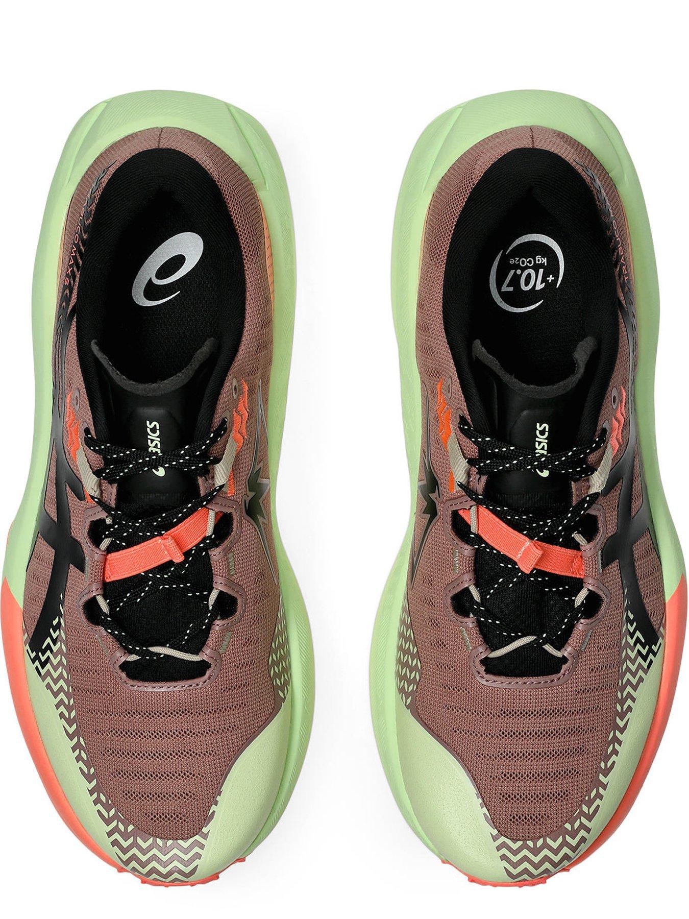 Image 4 of 7 of Asics Mens Running Trabuco Max 5 Trainers&nbsp;- Purple/green
