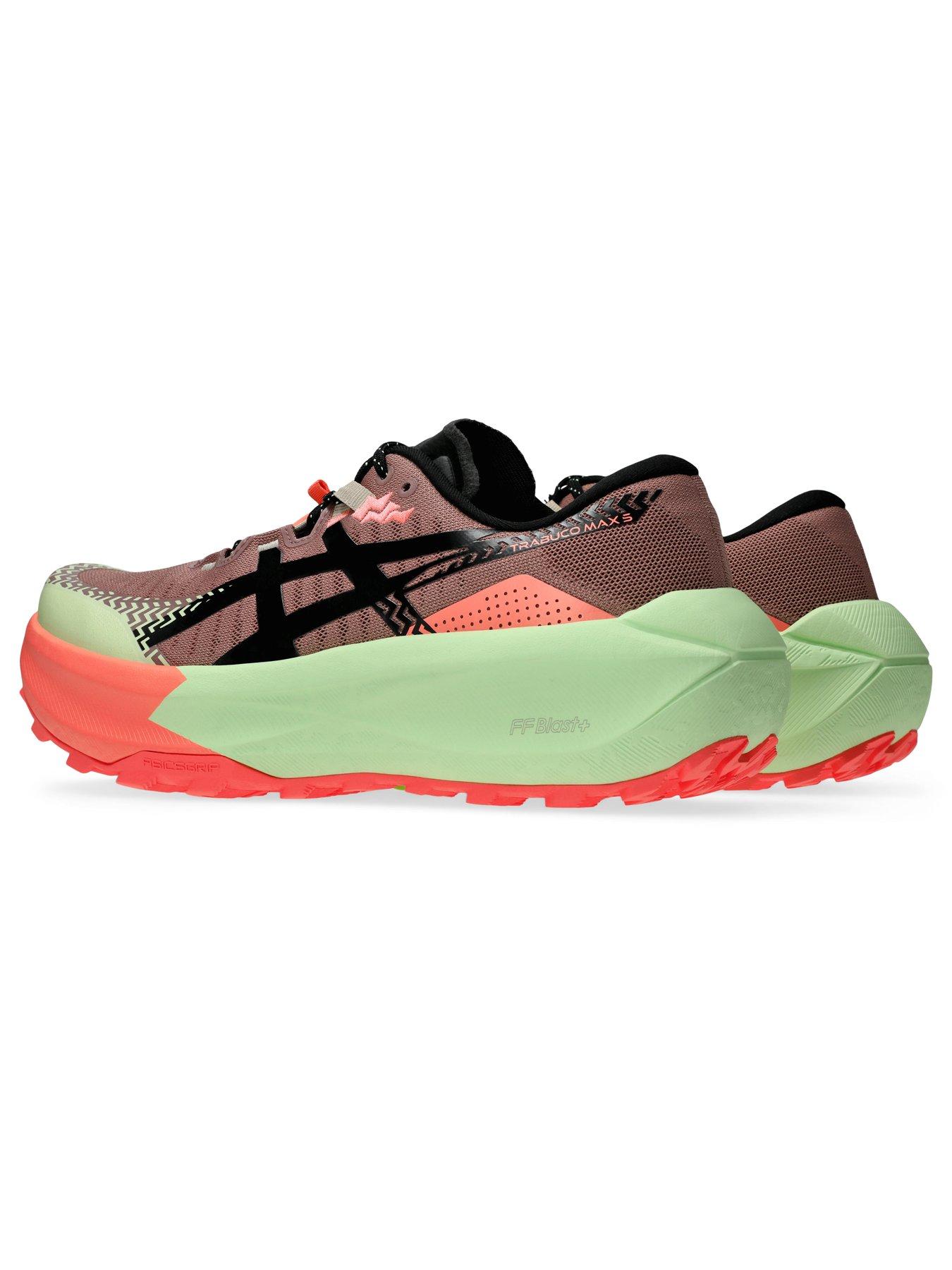 Image 7 of 7 of Asics Mens Running Trabuco Max 5 Trainers&nbsp;- Purple/green
