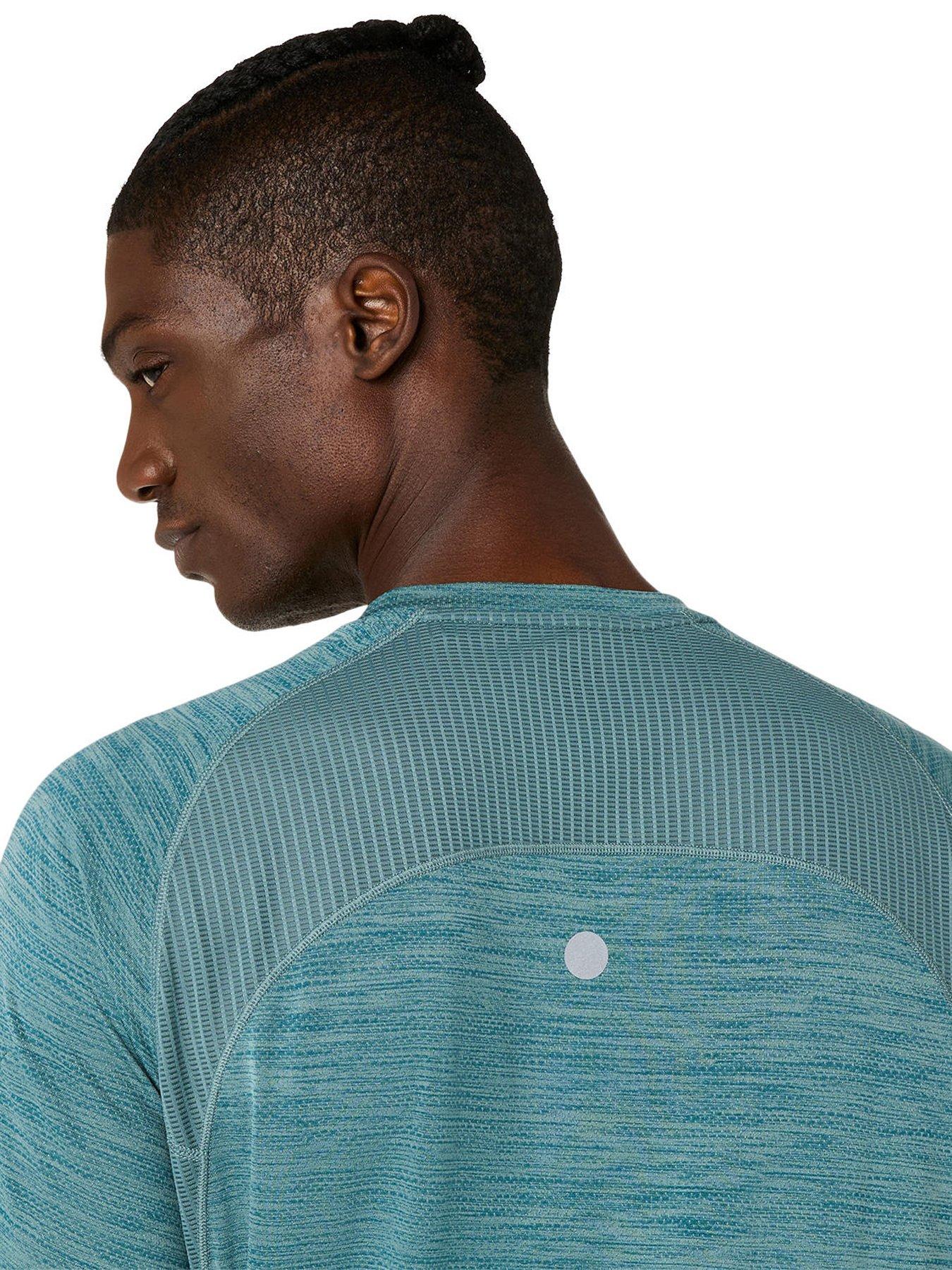 Image 5 of 6 of Asics Men's Running Road Seamless Short Sleeve T-Shirt - Blue