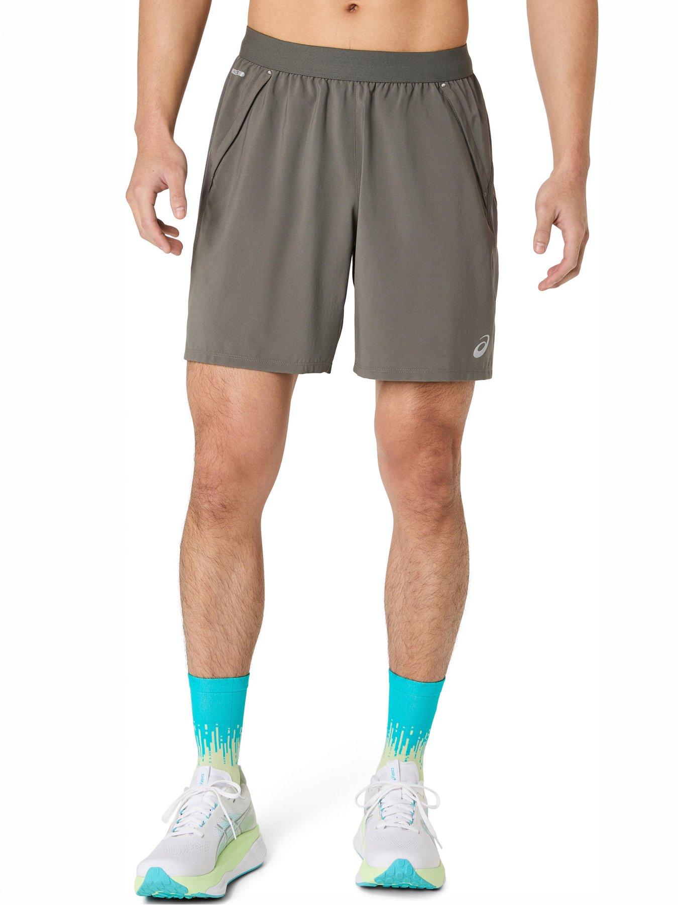 Asics Men's Road 2-in-1 7 Inch Running Shorts - Grey