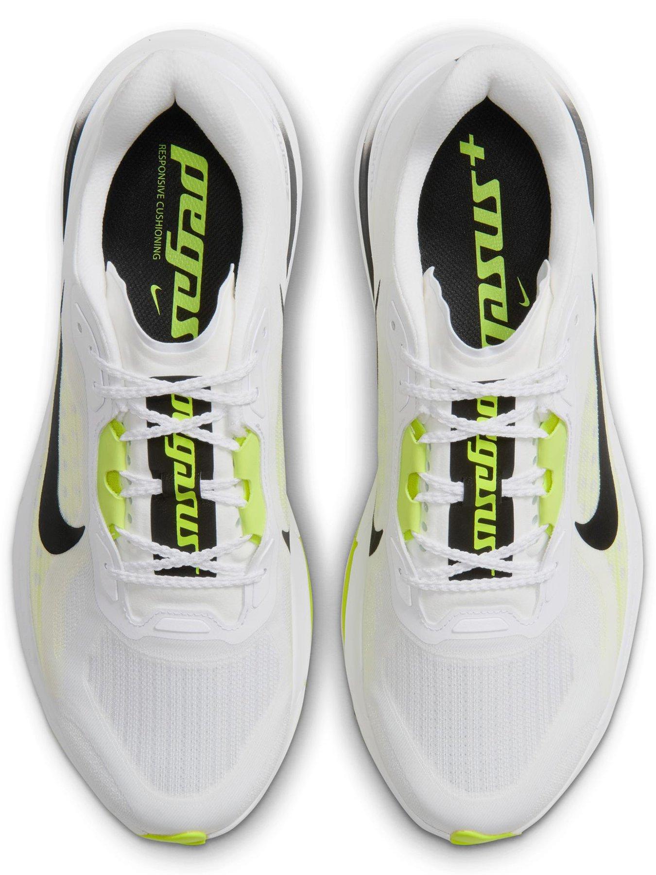 Image 4 of 7 of Nike Mens Running Pegasus Plus 2 Trainers - White