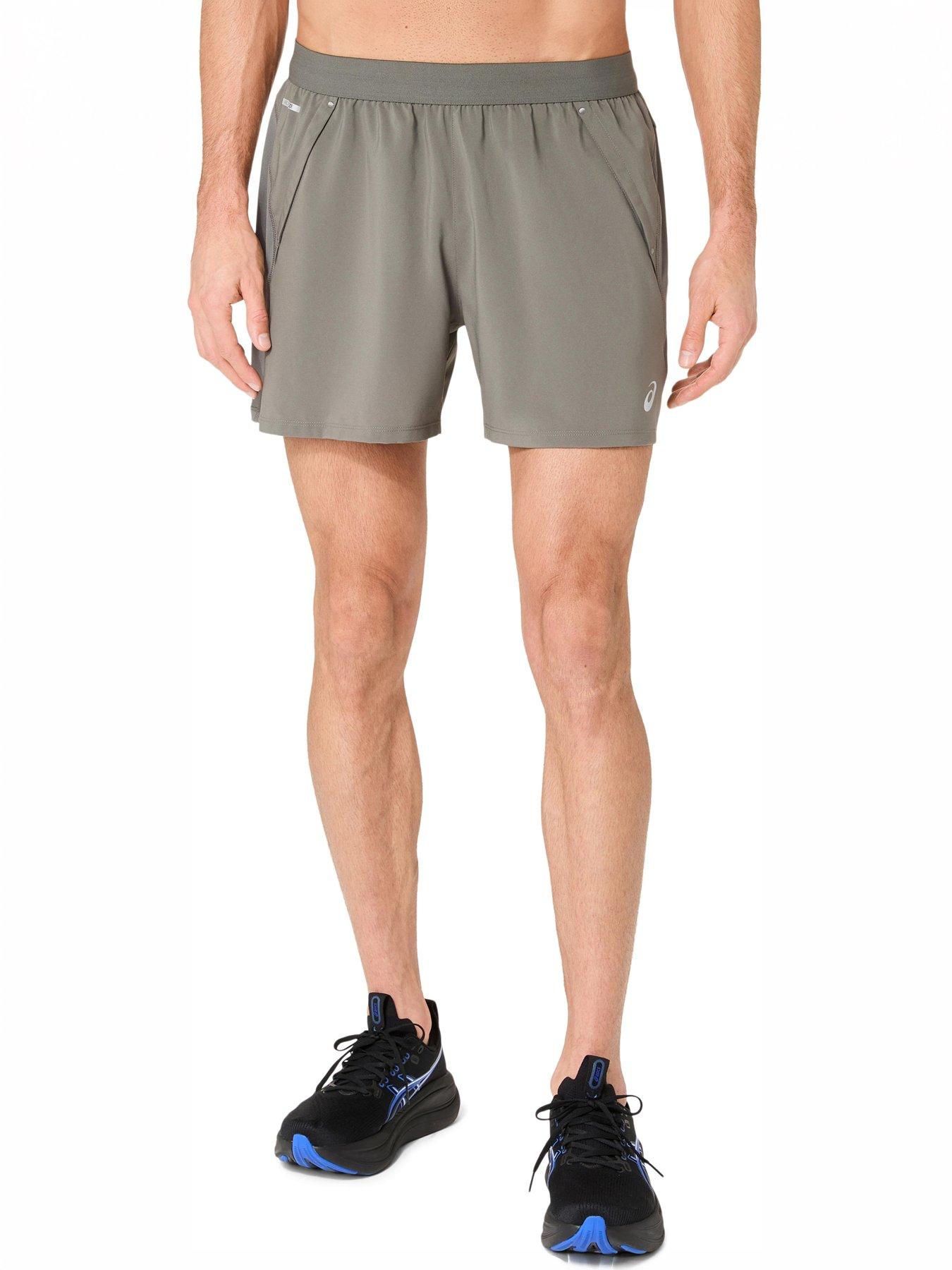 Image 1 of 6 of Asics Road 5 Inch Shorts - Truffle Grey
