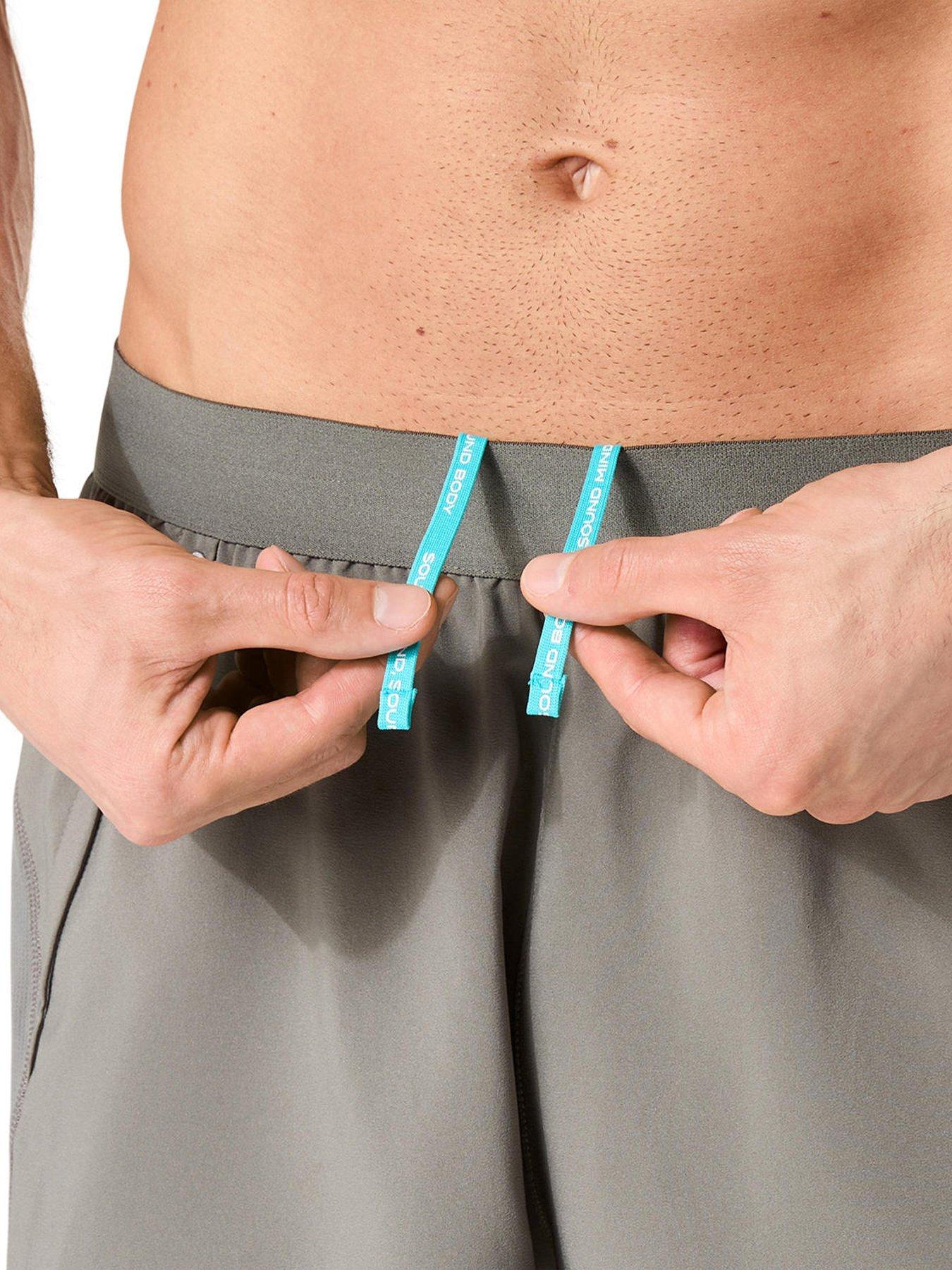 Image 5 of 6 of Asics Road 5 Inch Shorts - Truffle Grey