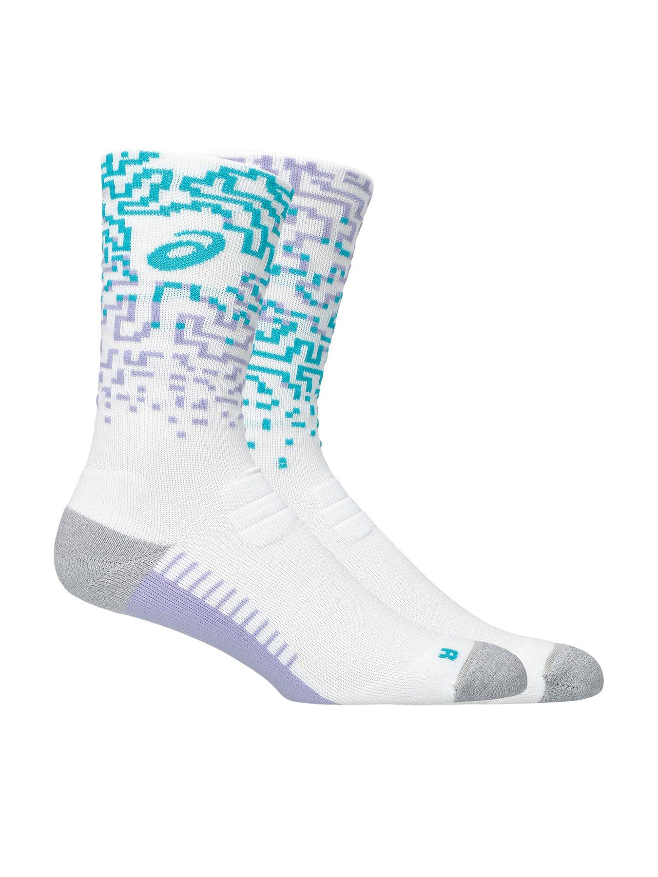 Asics Unisex Performance Run Crew Socks - White