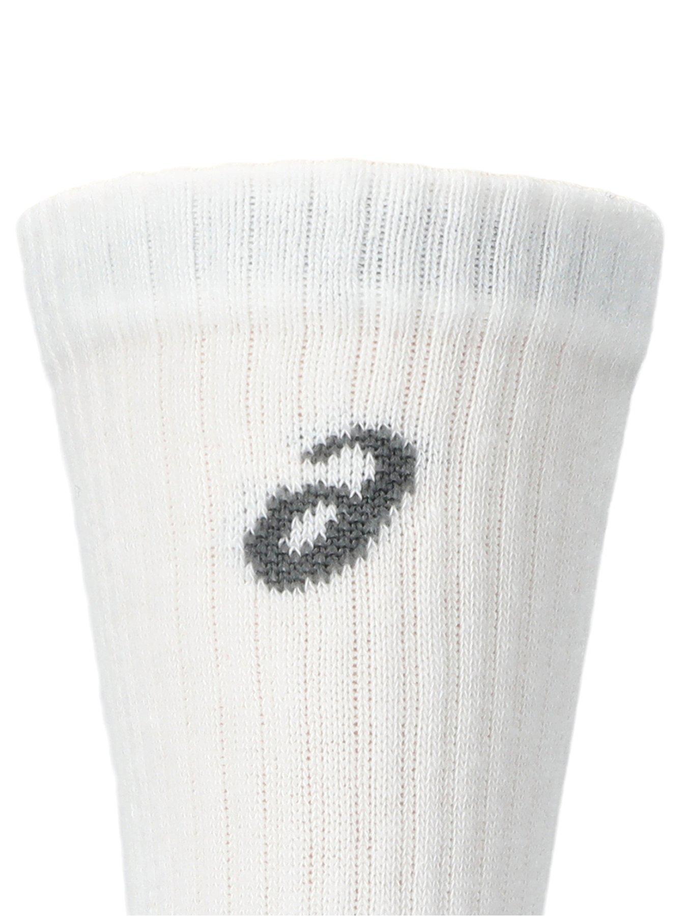 Image 3 of 3 of Asics Unisex AEG 3 Pack Crew Socks - White