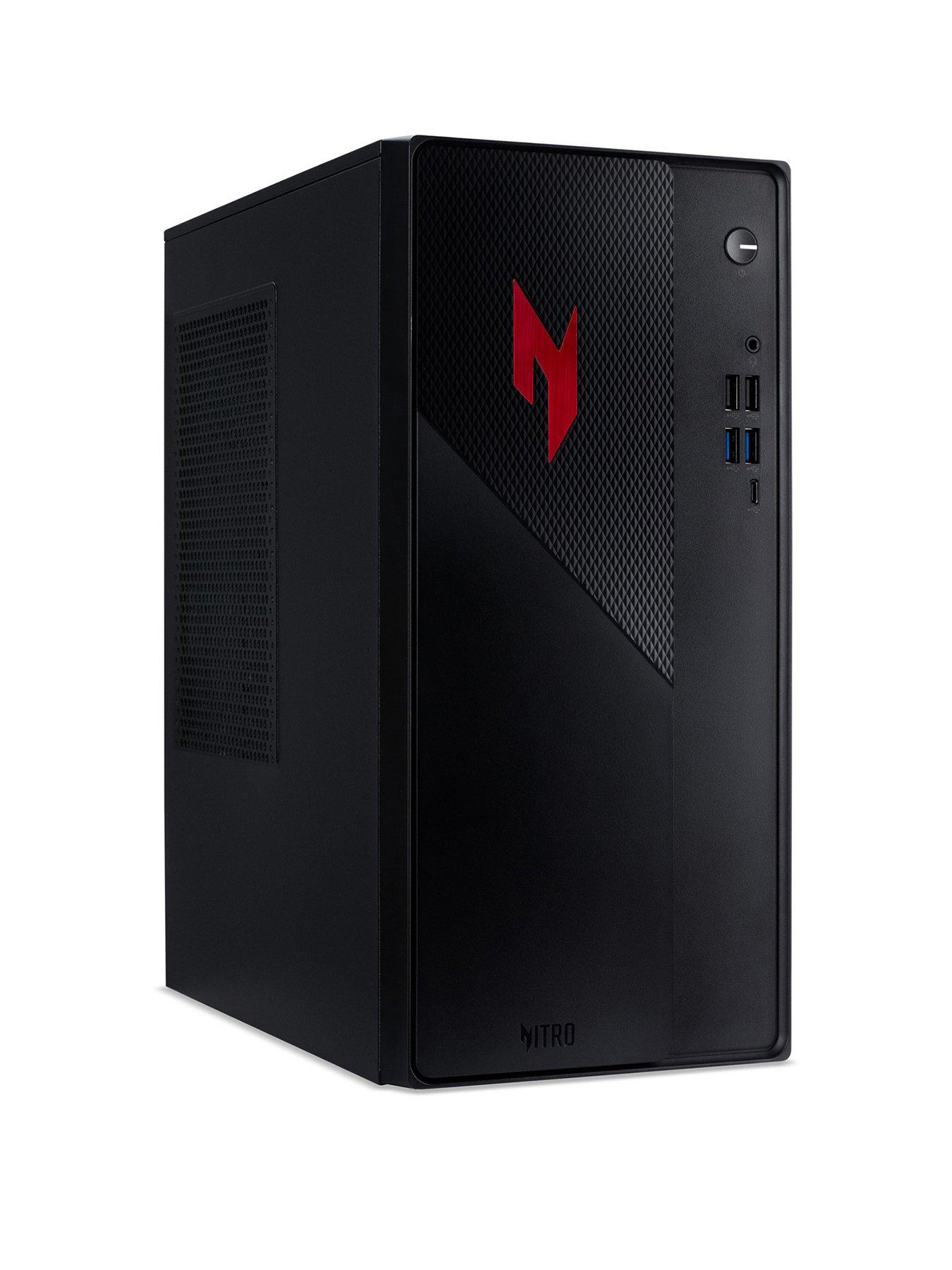 Acer Nitro N20-101 Gaming Desktop - GeForce RTX 5060 - Intel Core 5 - 16GB RAM - 512GB - Black
