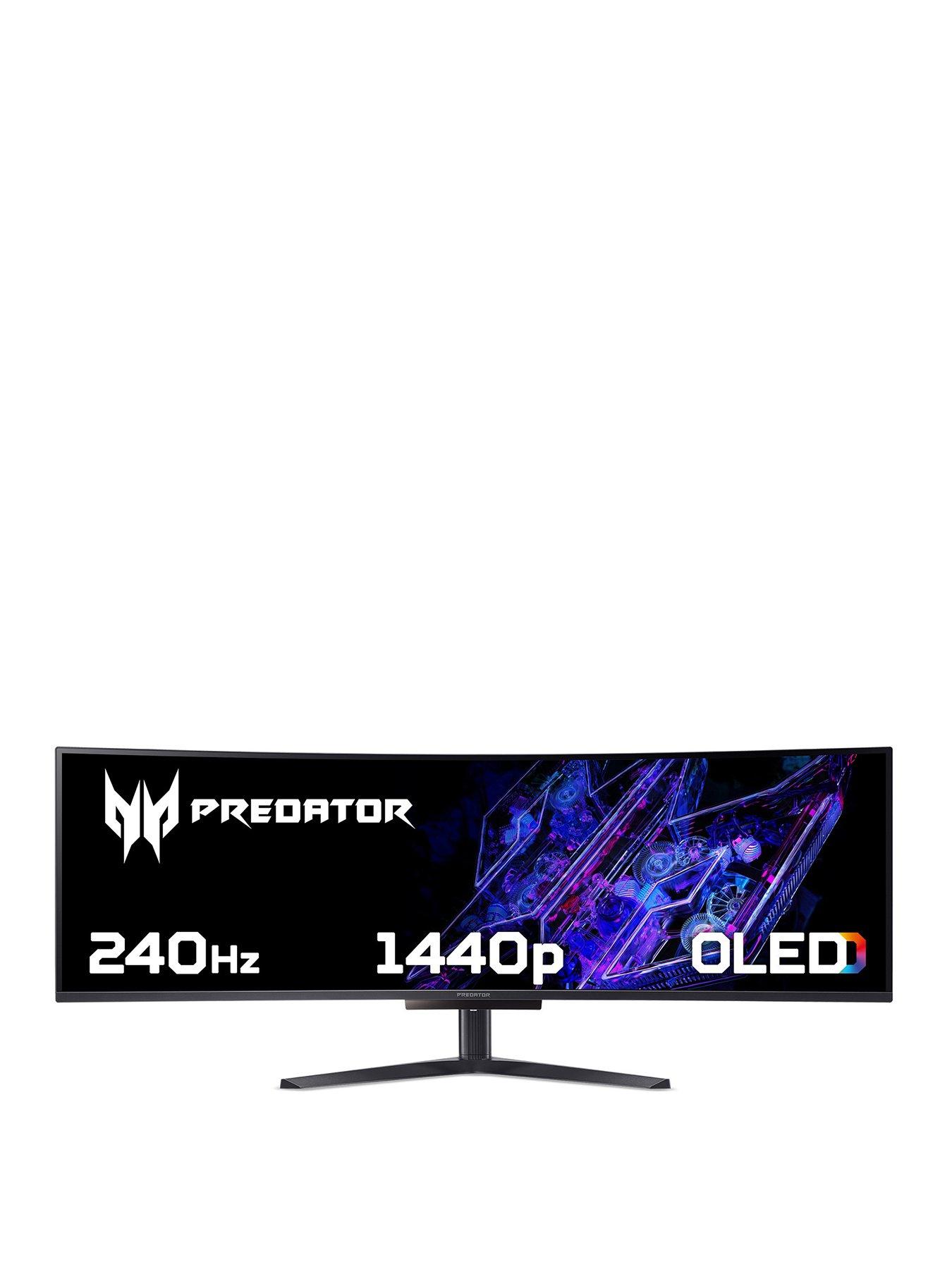 Acer Predator X49Xbmipphuzx X Series - 49in Ultrawide Curved Gaming Monitor - Dual QHD OLED - 240 Hz - Black