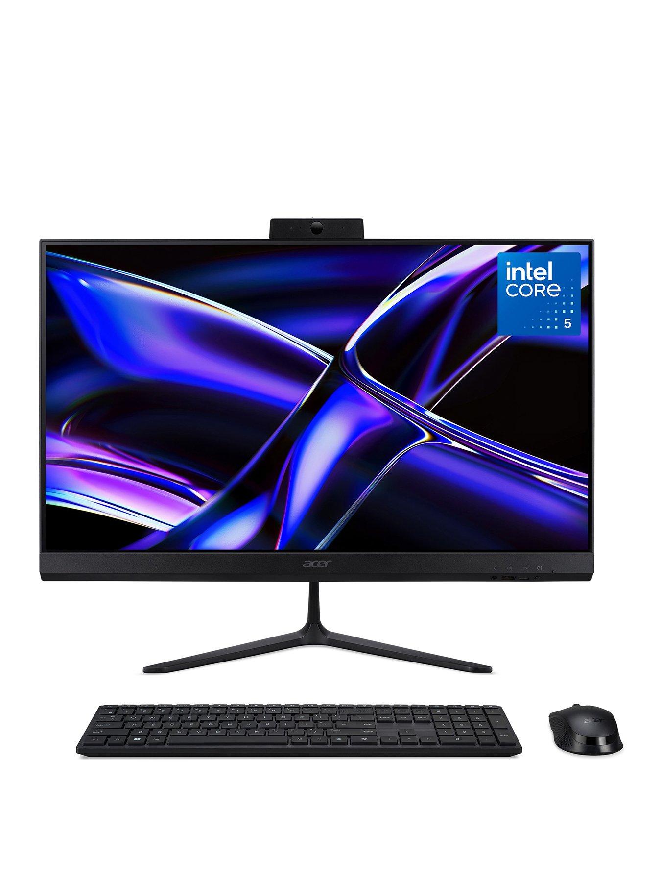 Acer AIO Desktop C27-B - Intel Core 5 - 8GB RAM - 512GB - 27in - Black